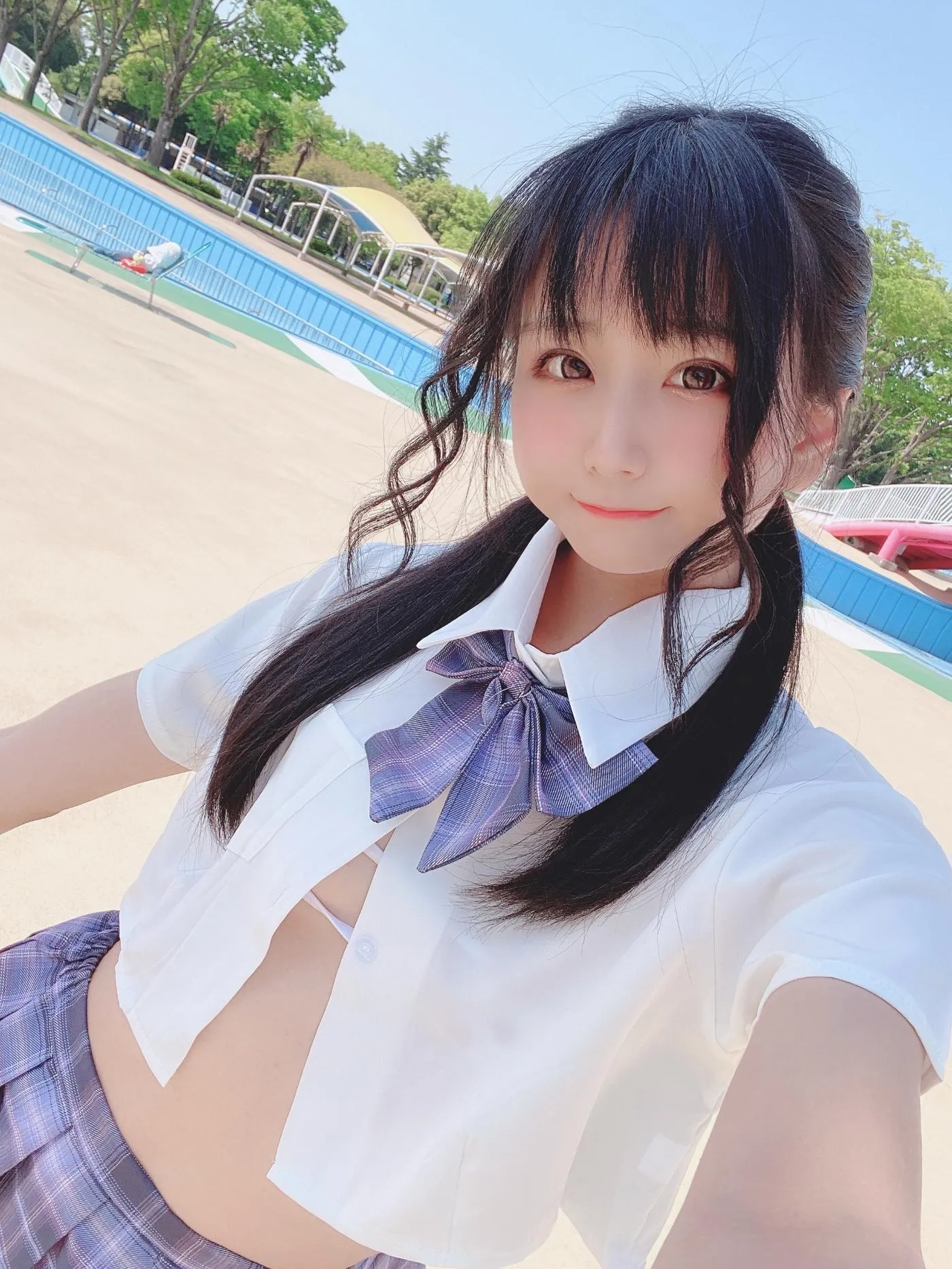 柳丸 – NO.08 [Fantia] 2022年05月写真合集(15期)-2022-05-06 撮れたて！丈の短い制服 [53P]插图9