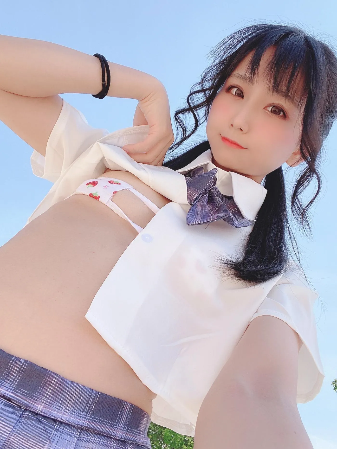柳丸 – NO.08 [Fantia] 2022年05月写真合集(15期)-2022-05-06 撮れたて！丈の短い制服 [53P]插图3