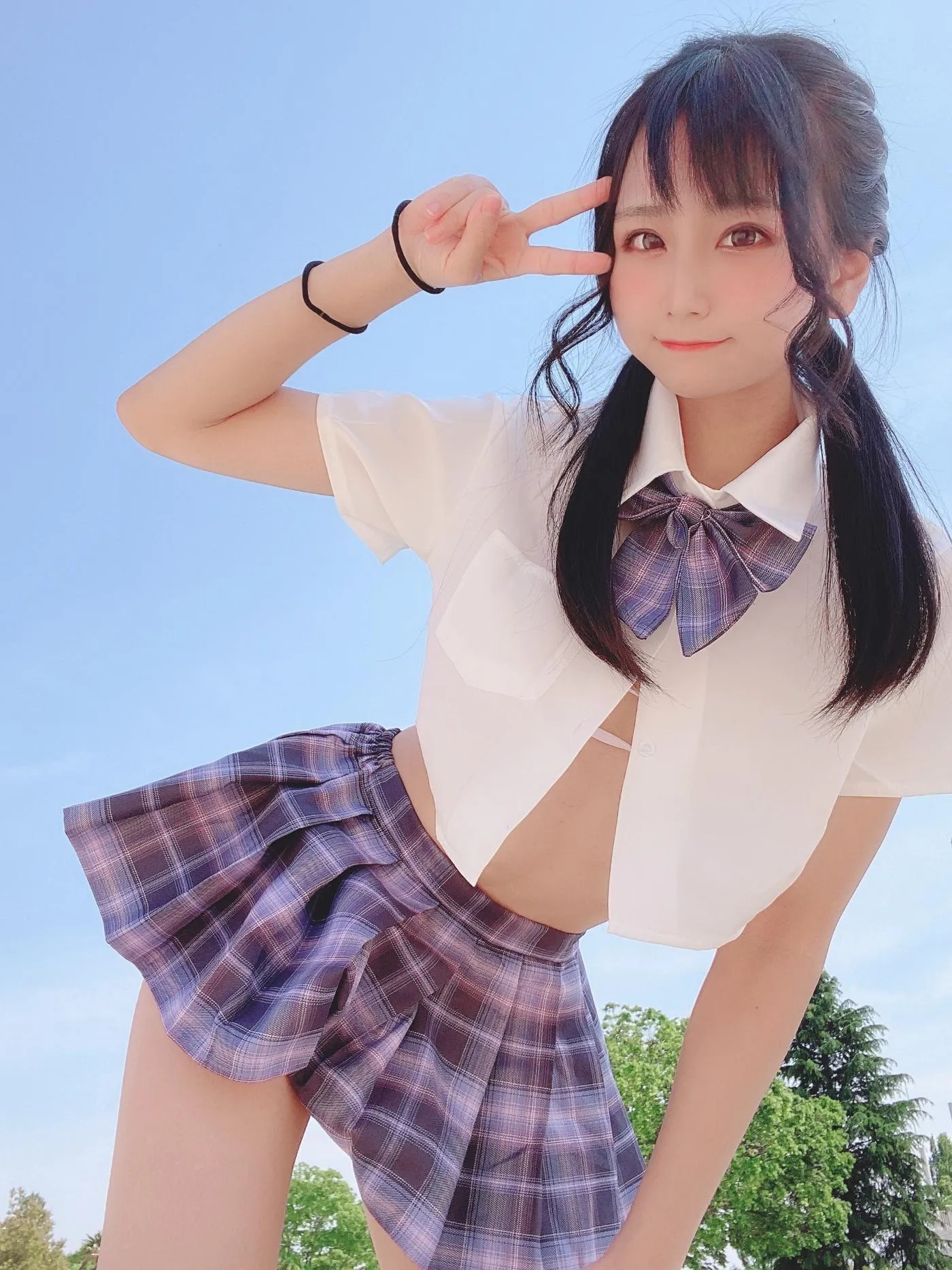 柳丸 – NO.08 [Fantia] 2022年05月写真合集(15期)-2022-05-06 撮れたて！丈の短い制服 [53P]插图2