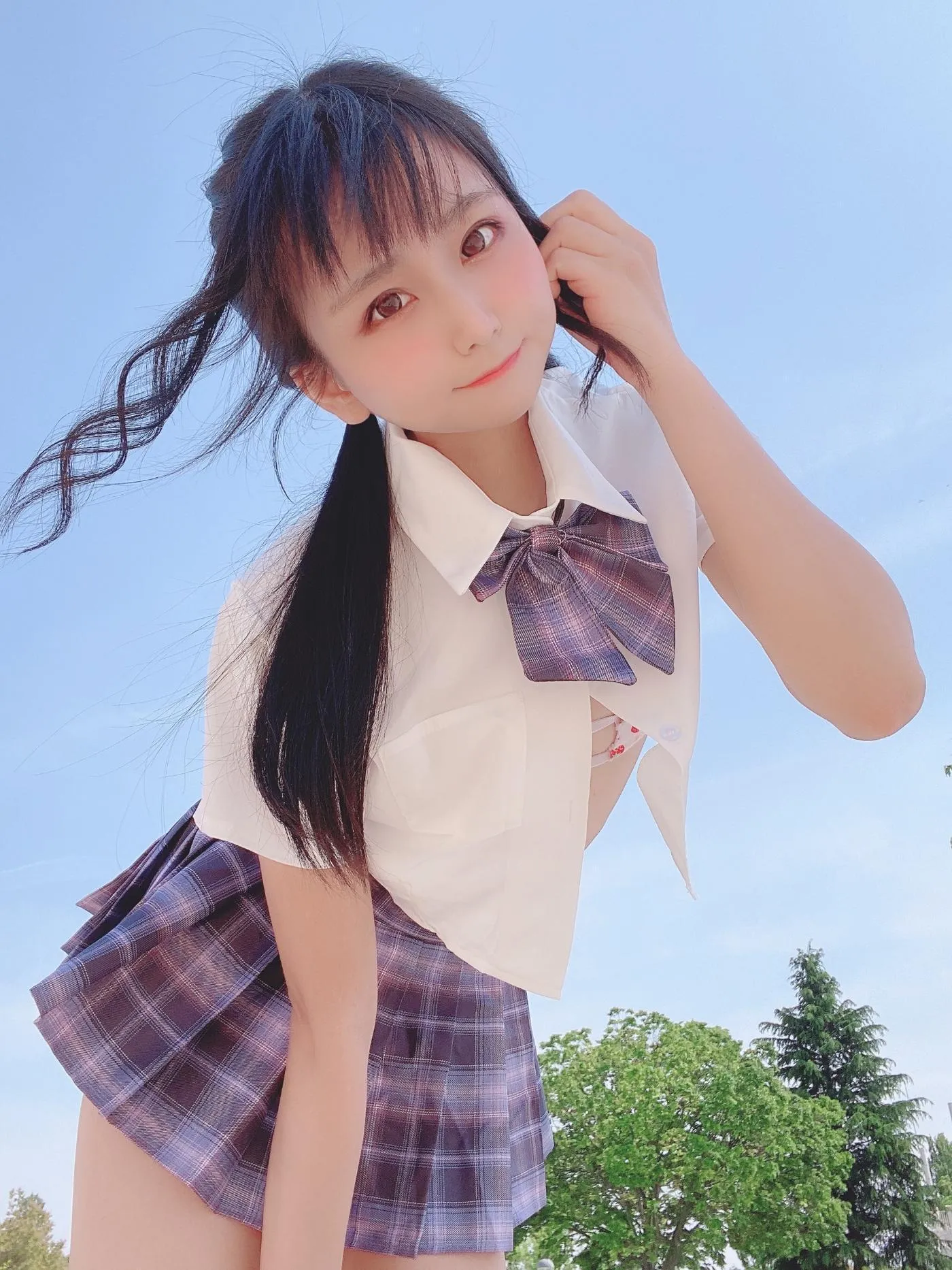 柳丸 – NO.08 [Fantia] 2022年05月写真合集(15期)-2022-05-06 撮れたて！丈の短い制服 [53P]插图8