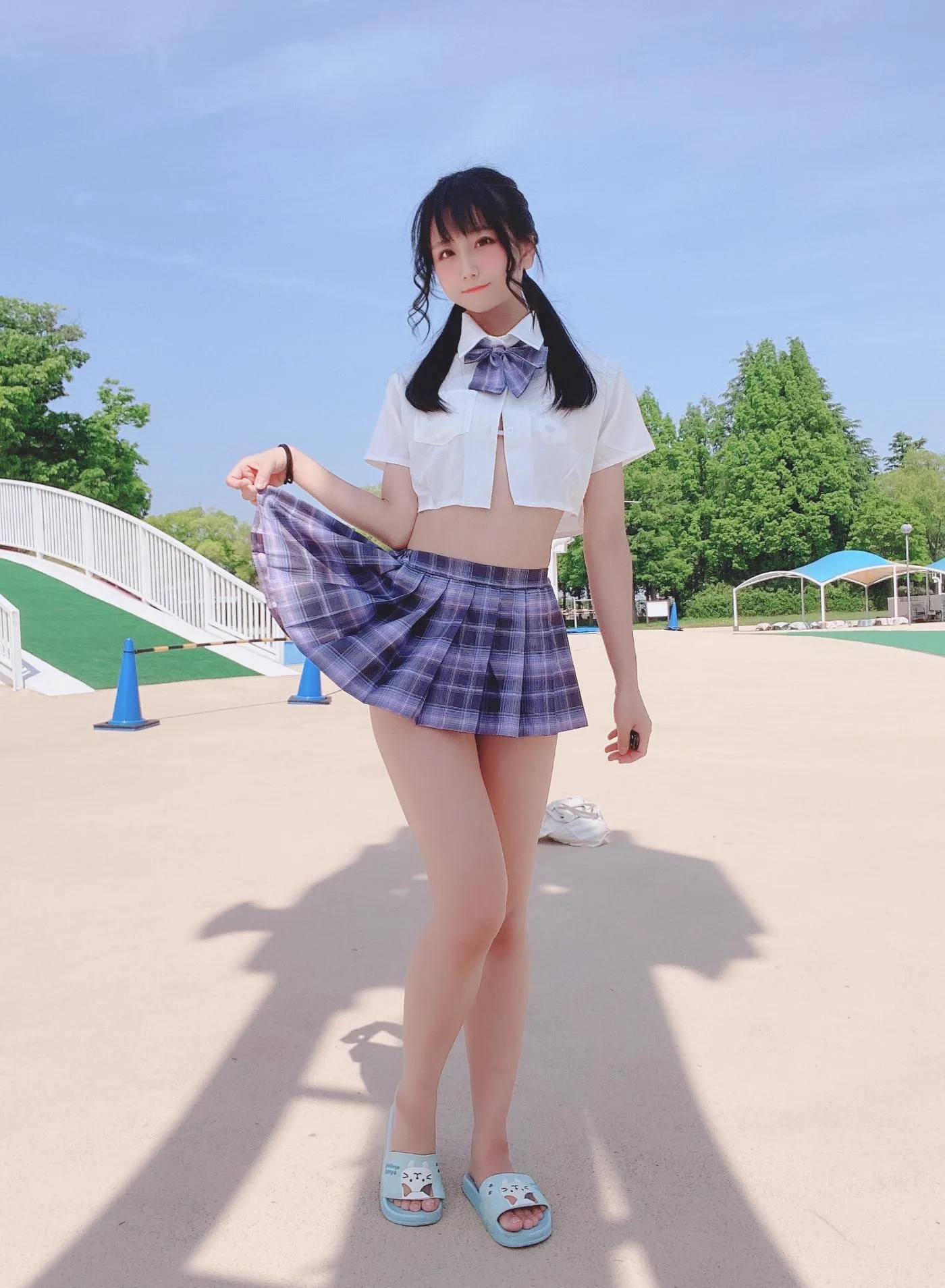 柳丸 – NO.08 [Fantia] 2022年05月写真合集(15期)-2022-05-06 撮れたて！丈の短い制服 [53P]插图9