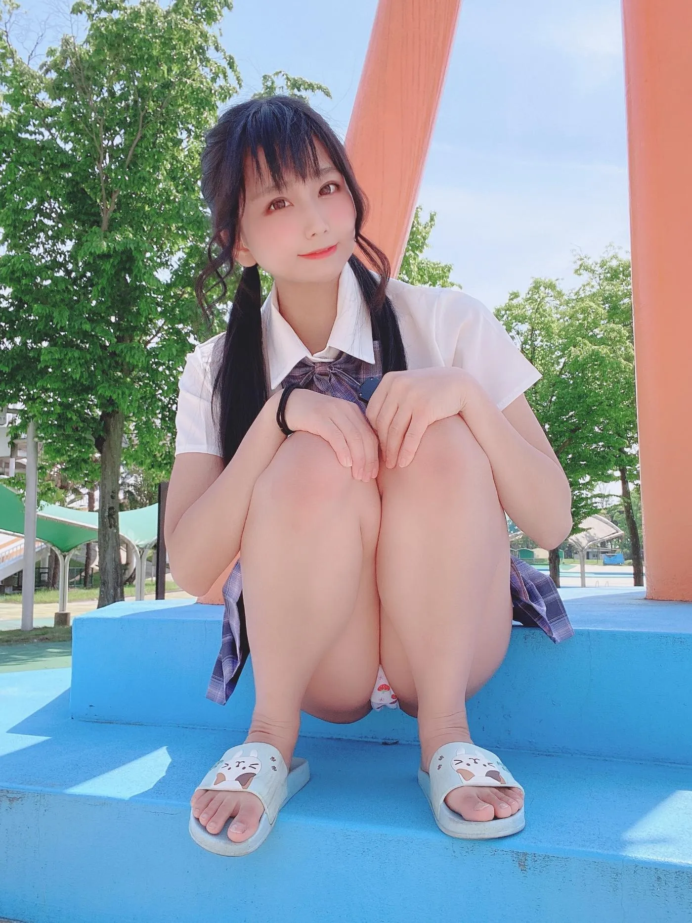 柳丸 – NO.08 [Fantia] 2022年05月写真合集(15期)-2022-05-06 撮れたて！丈の短い制服 [53P]插图5