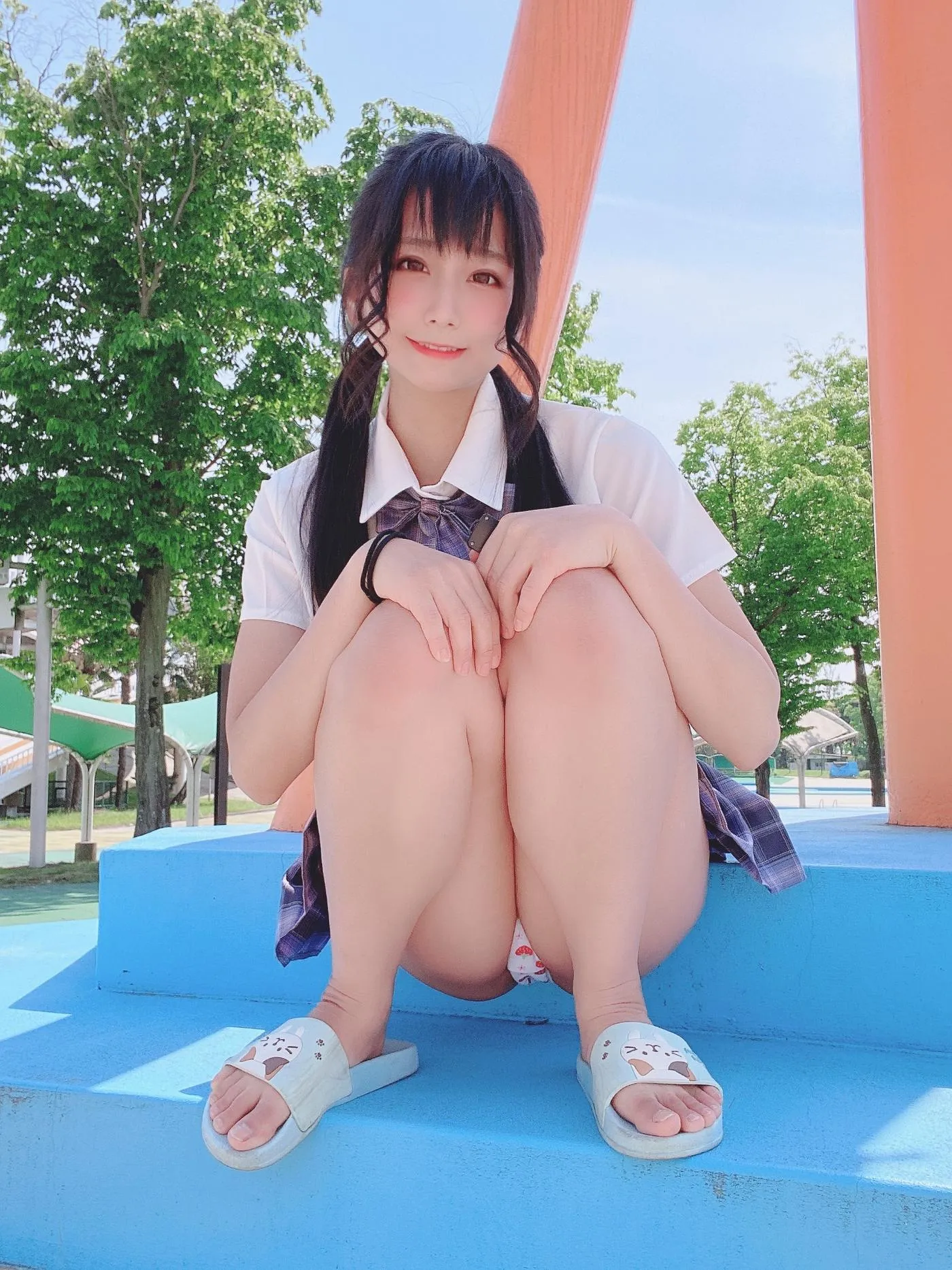 柳丸 – NO.08 [Fantia] 2022年05月写真合集(15期)-2022-05-06 撮れたて！丈の短い制服 [53P]插图6