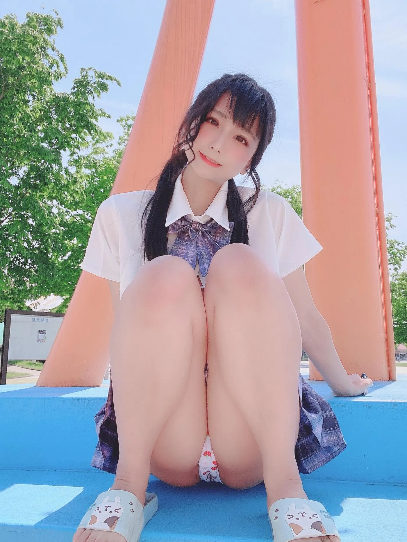 柳丸 – NO.08 [Fantia] 2022年05月写真合集(15期)-2022-05-06 撮れたて！丈の短い制服 [53P]插图7