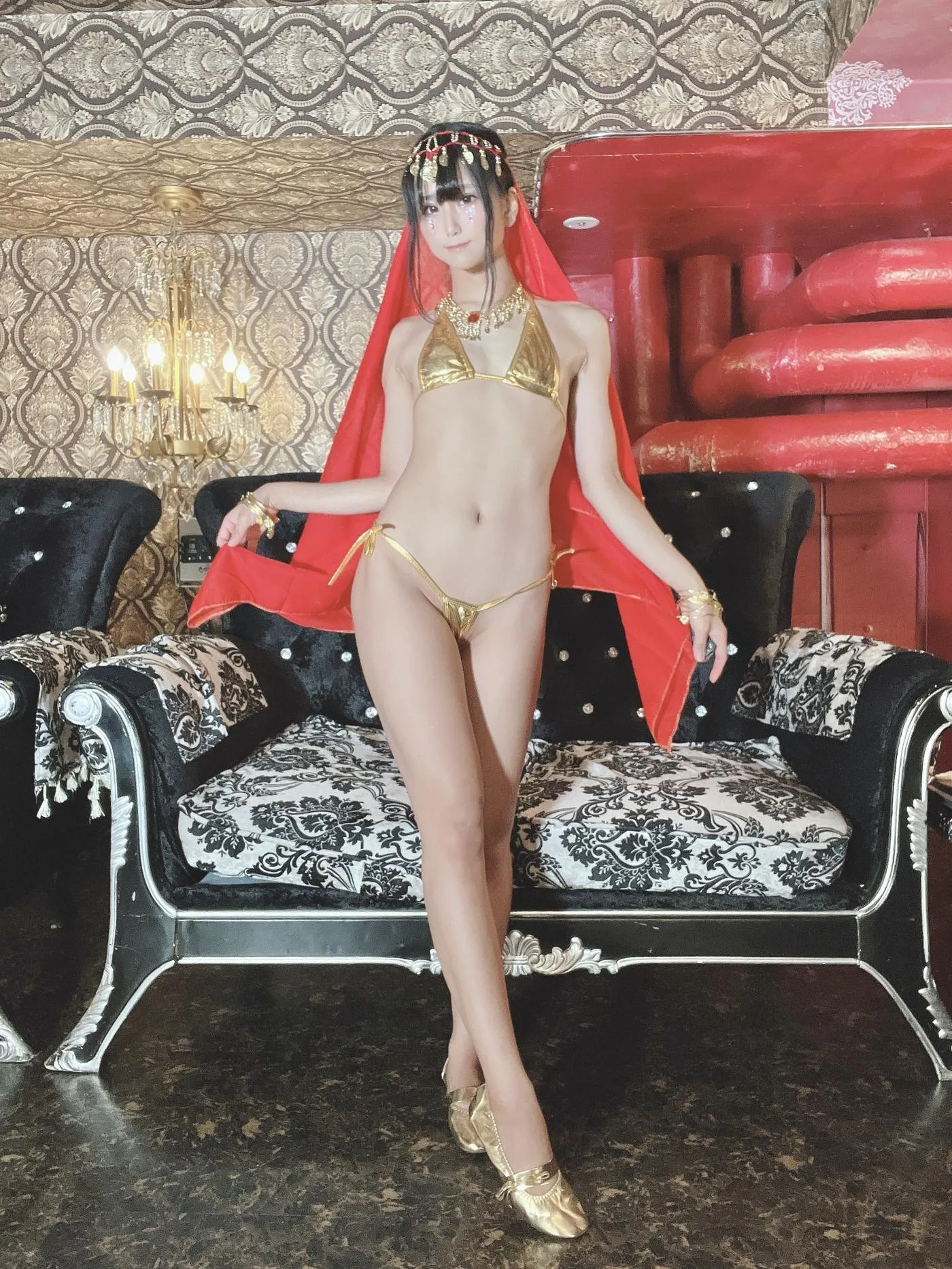 柳丸 – NO.09 [Fantia] 2022年06月写真合集(15期)-2022-06-09 金運の上がるビキニ前編（鏡の活用） [54P]插图6