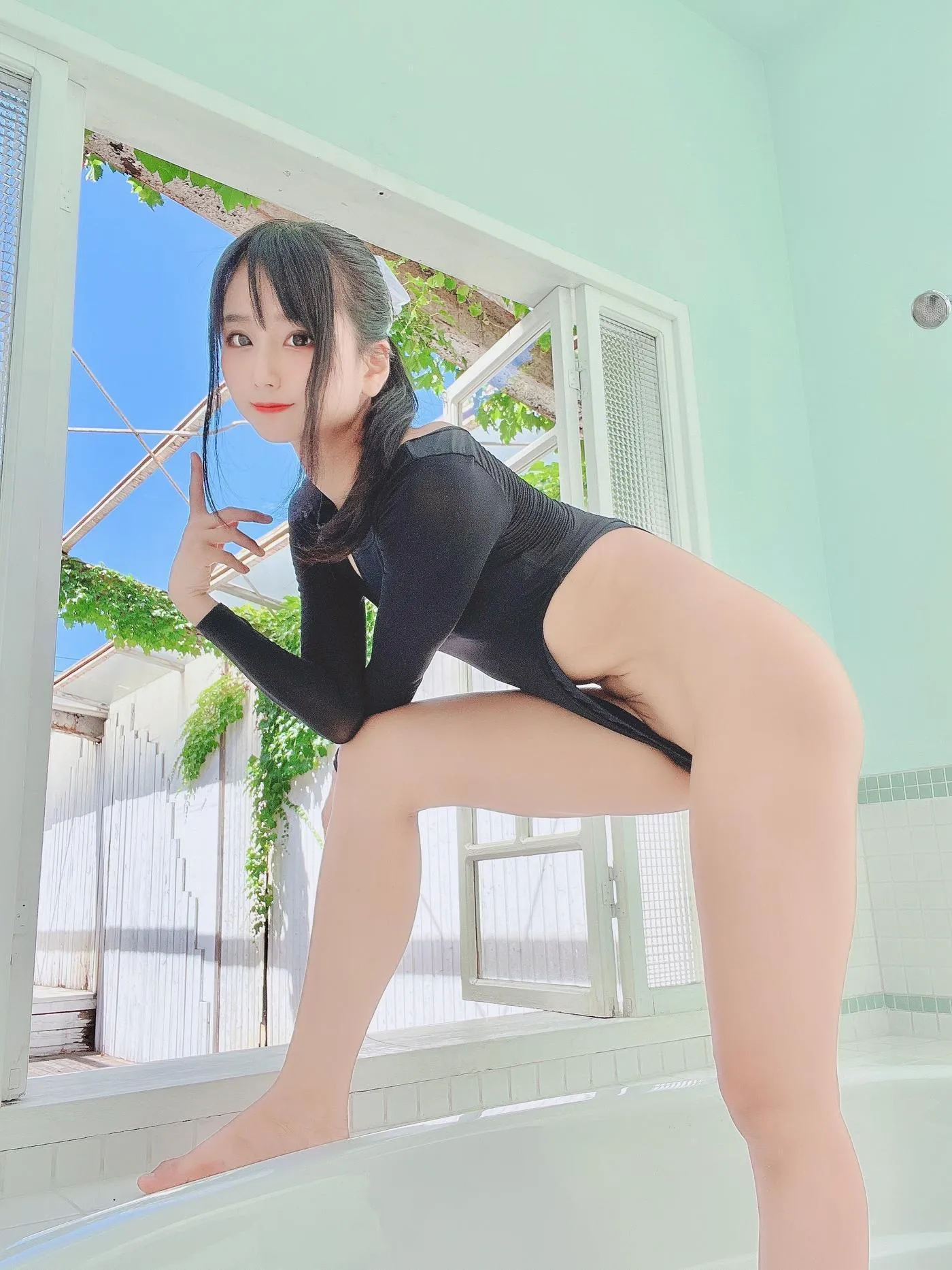 柳丸 – NO.09 [Fantia] 2022年06月写真合集(15期)-2022-06-27 撮れたて！黒いハイレグ柳丸 [33P]插图4