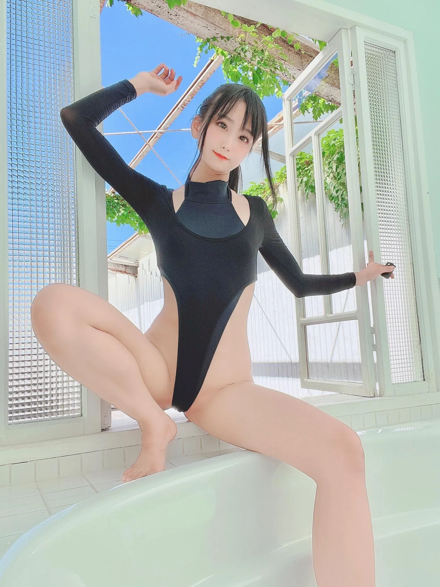 柳丸 – NO.09 [Fantia] 2022年06月写真合集(15期)-2022-06-27 撮れたて！黒いハイレグ柳丸 [33P]插图5