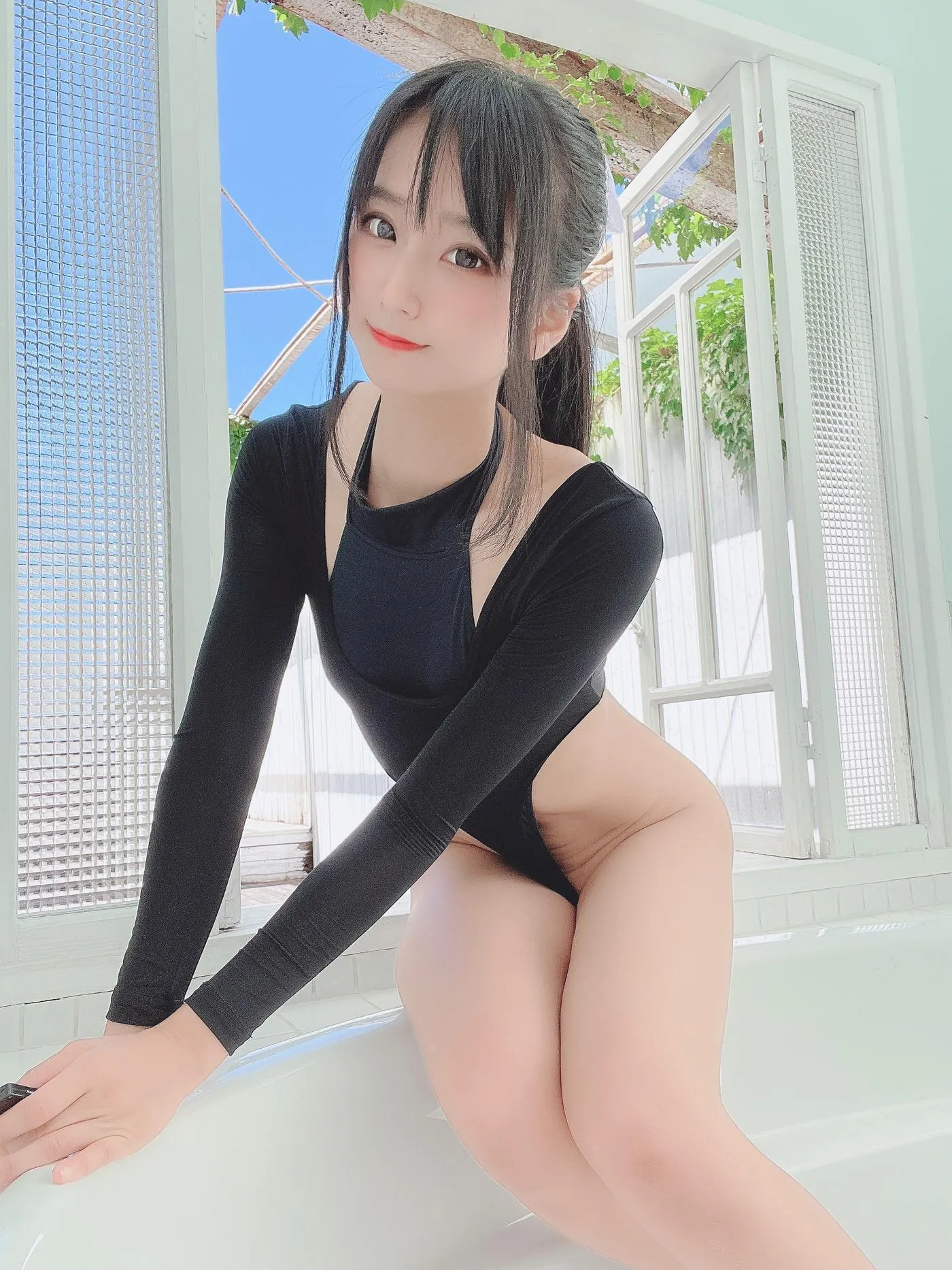 柳丸 – NO.09 [Fantia] 2022年06月写真合集(15期)-2022-06-27 撮れたて！黒いハイレグ柳丸 [33P]插图6