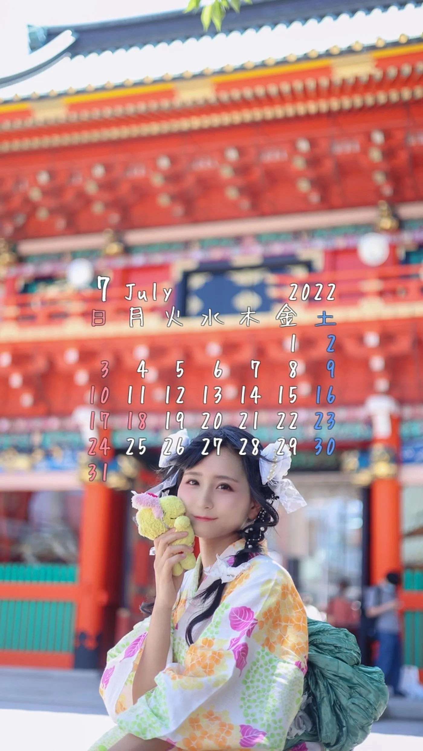 柳丸 – NO.09 [Fantia] 2022年06月写真合集(15期)-2022-06-29 浴衣のヮィ②と7月カレンダー配布 [62P]插图5