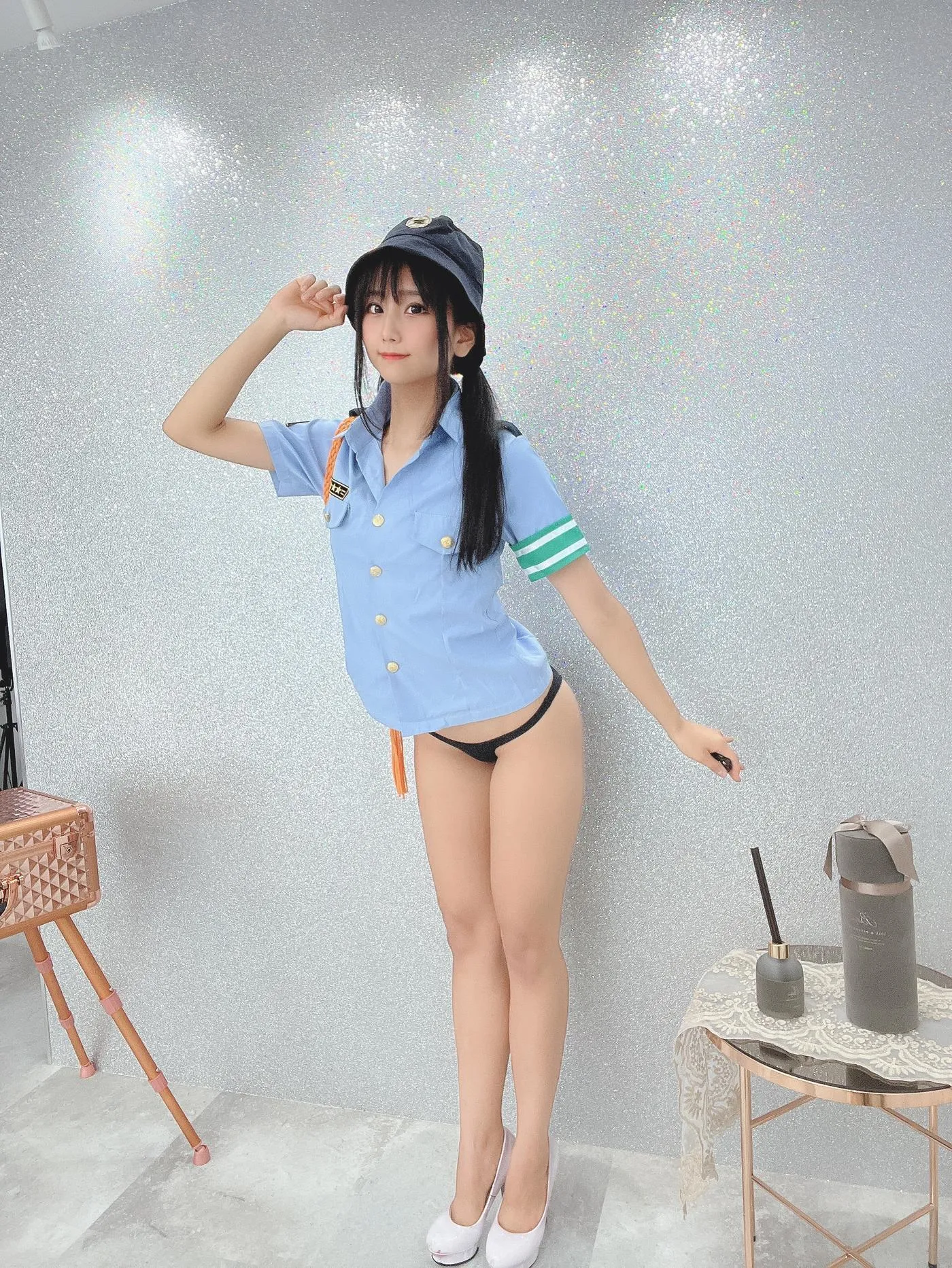 柳丸 – NO.10 [Fantia] 2022年07月写真合集(15期)-2022-07-08 ハイレグ警察柳丸?? [39P]插图1