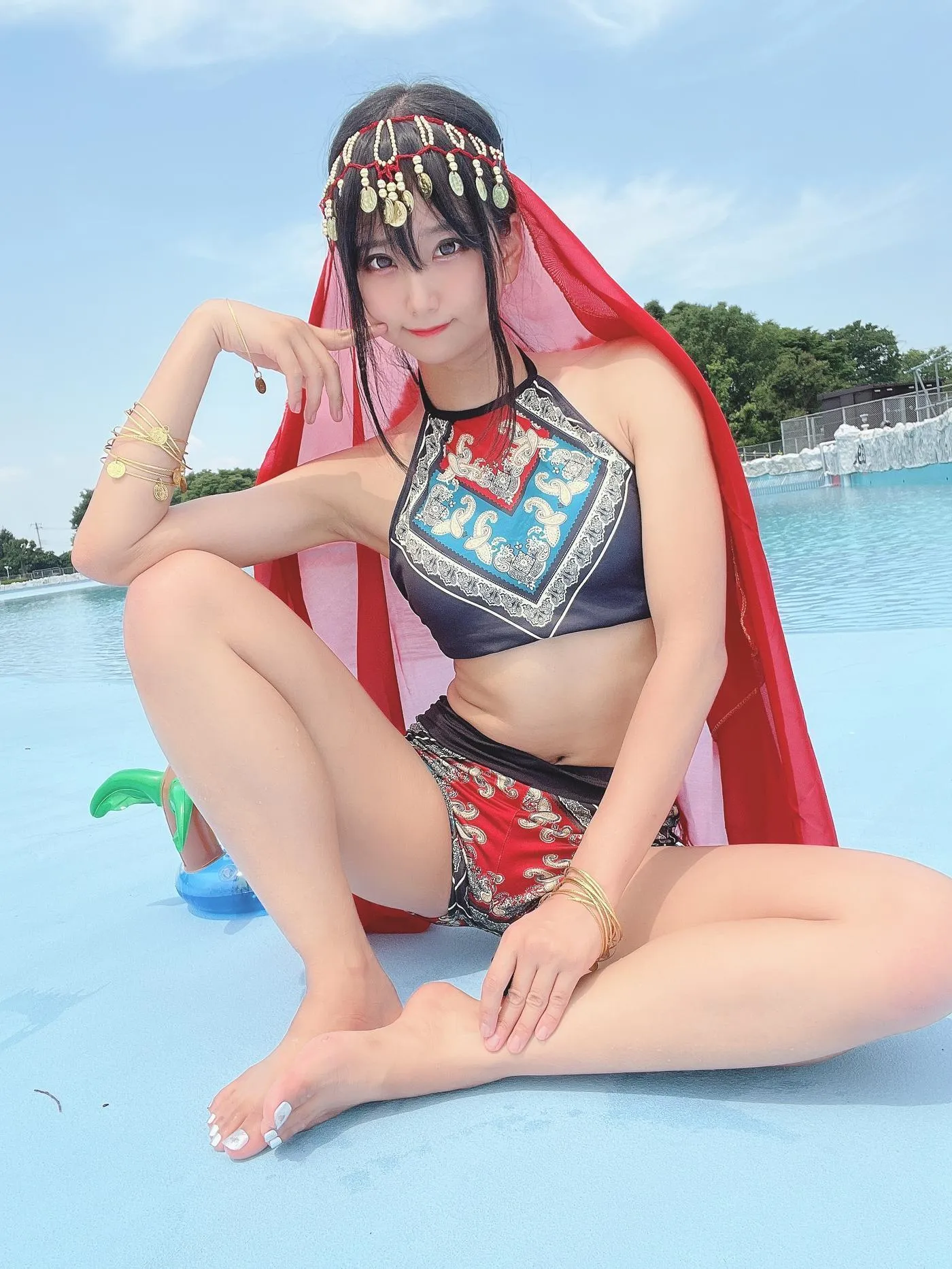 柳丸 – NO.10 [Fantia] 2022年07月写真合集(15期)-2022-07-14 アラビアン水着柳丸と7_16会員限定配信のお知らせ [38P]插图5