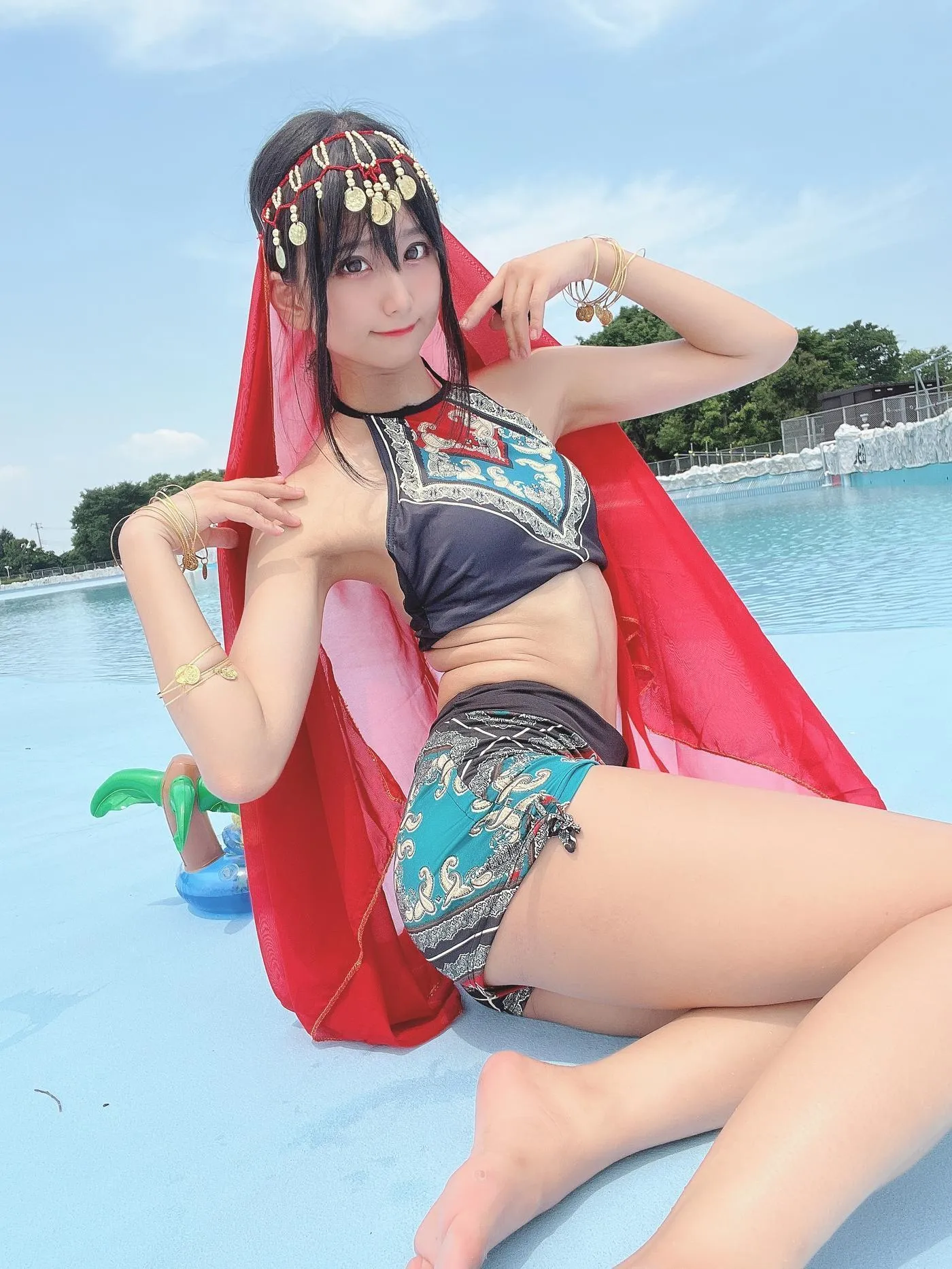柳丸 – NO.10 [Fantia] 2022年07月写真合集(15期)-2022-07-14 アラビアン水着柳丸と7_16会員限定配信のお知らせ [38P]插图6