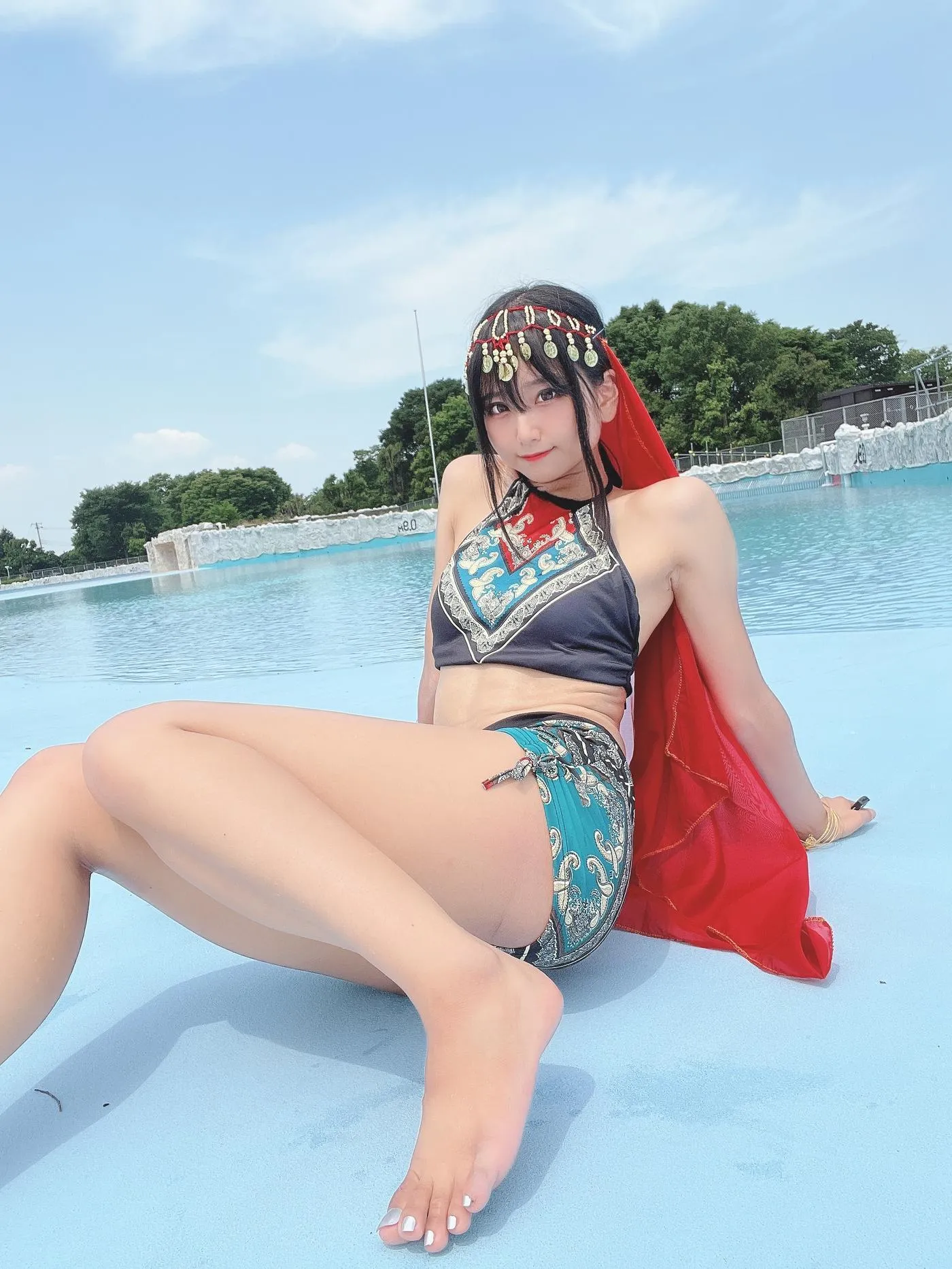 柳丸 – NO.10 [Fantia] 2022年07月写真合集(15期)-2022-07-14 アラビアン水着柳丸と7_16会員限定配信のお知らせ [38P]插图7