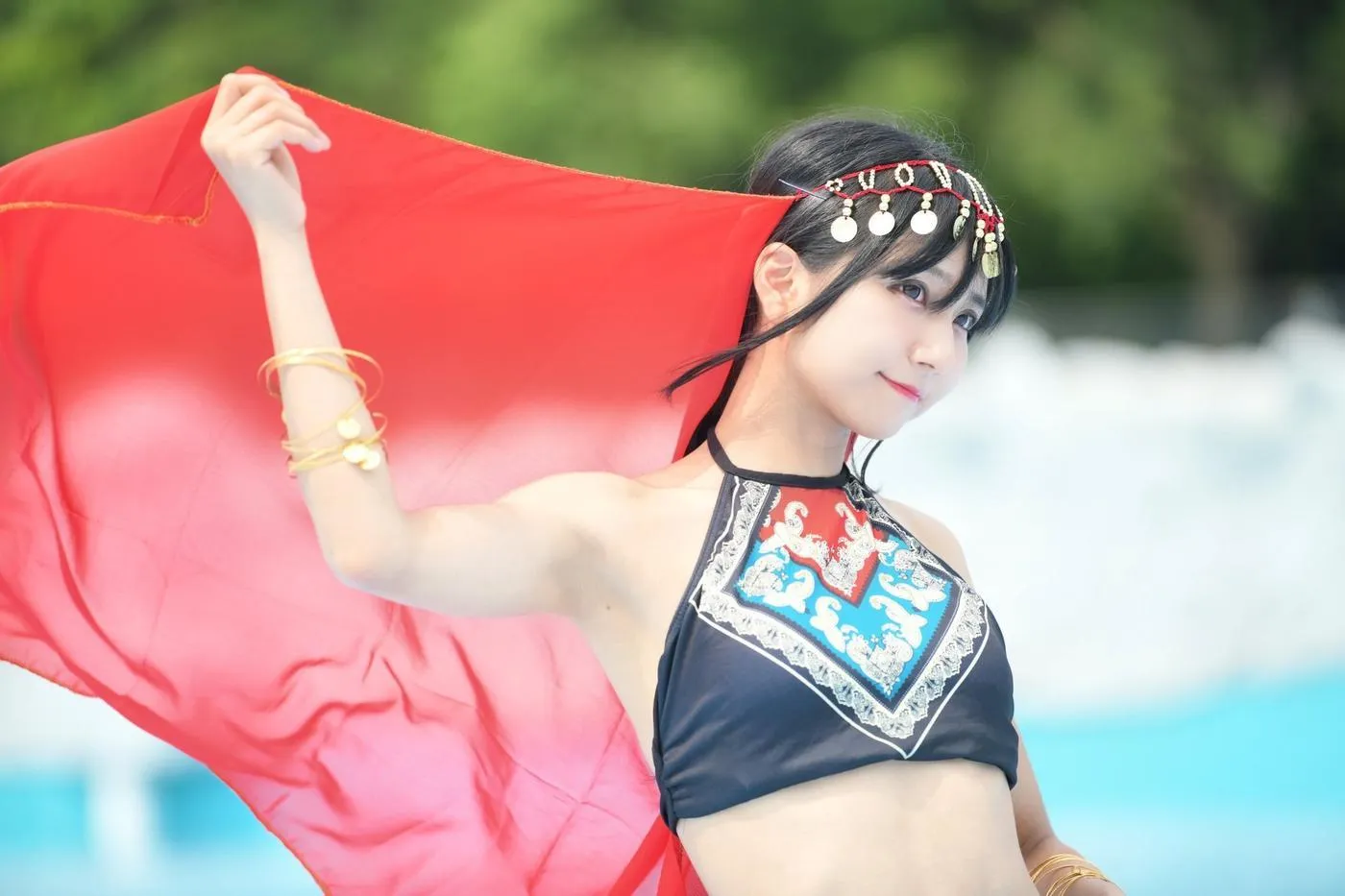 柳丸 – NO.10 [Fantia] 2022年07月写真合集(15期)-2022-07-14 アラビアン水着柳丸と7_16会員限定配信のお知らせ [38P]插图