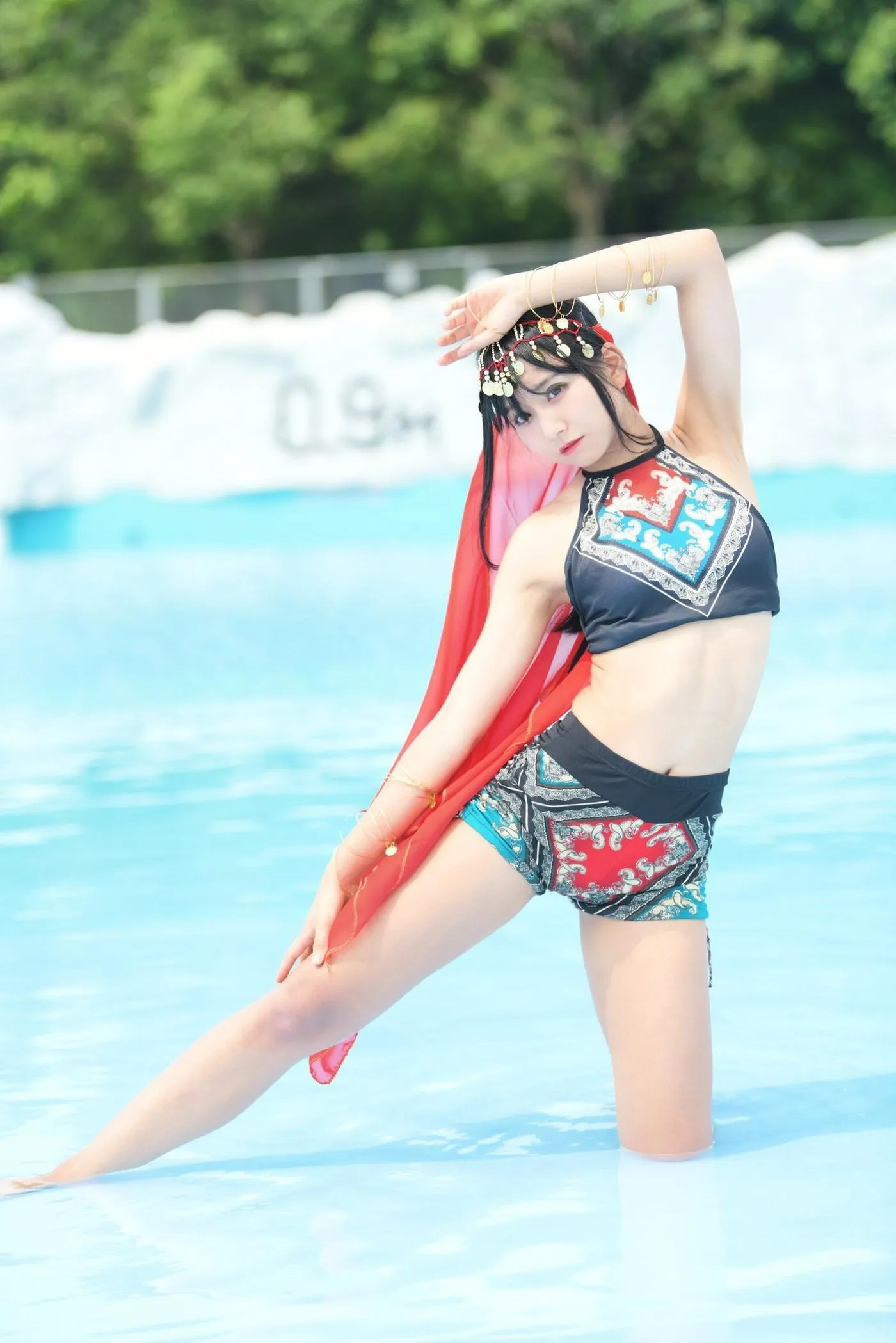 柳丸 – NO.10 [Fantia] 2022年07月写真合集(15期)-2022-07-14 アラビアン水着柳丸と7_16会員限定配信のお知らせ [38P]插图1