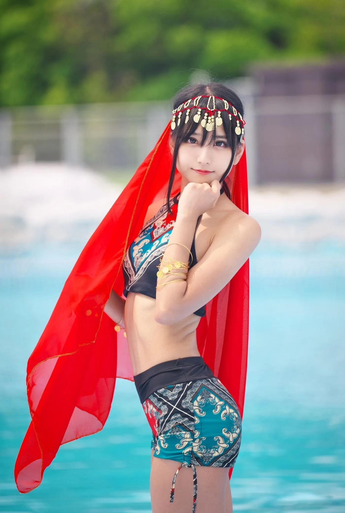 柳丸 – NO.10 [Fantia] 2022年07月写真合集(15期)-2022-07-14 アラビアン水着柳丸と7_16会員限定配信のお知らせ [38P]插图8