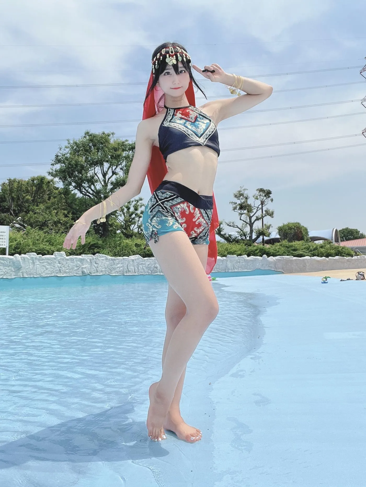 柳丸 – NO.10 [Fantia] 2022年07月写真合集(15期)-2022-07-14 アラビアン水着柳丸と7_16会員限定配信のお知らせ [38P]插图5
