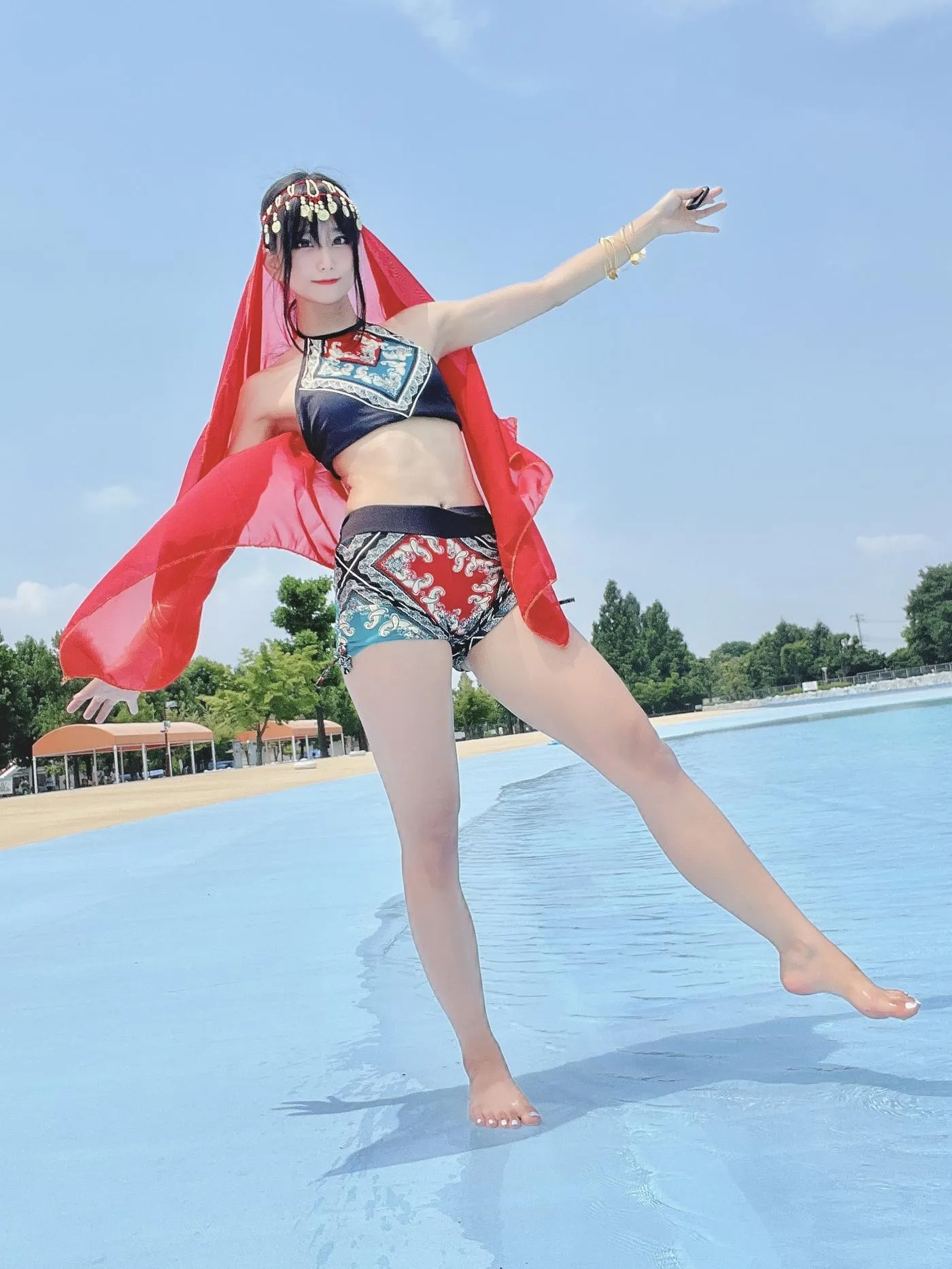 柳丸 – NO.10 [Fantia] 2022年07月写真合集(15期)-2022-07-14 アラビアン水着柳丸と7_16会員限定配信のお知らせ [38P]插图6