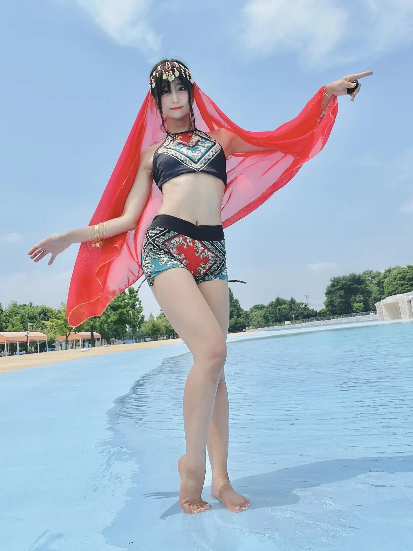 柳丸 – NO.10 [Fantia] 2022年07月写真合集(15期)-2022-07-14 アラビアン水着柳丸と7_16会員限定配信のお知らせ [38P]插图7