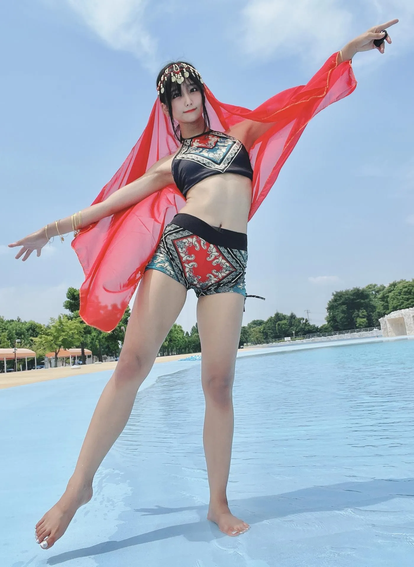 柳丸 – NO.10 [Fantia] 2022年07月写真合集(15期)-2022-07-14 アラビアン水着柳丸と7_16会員限定配信のお知らせ [38P]插图8