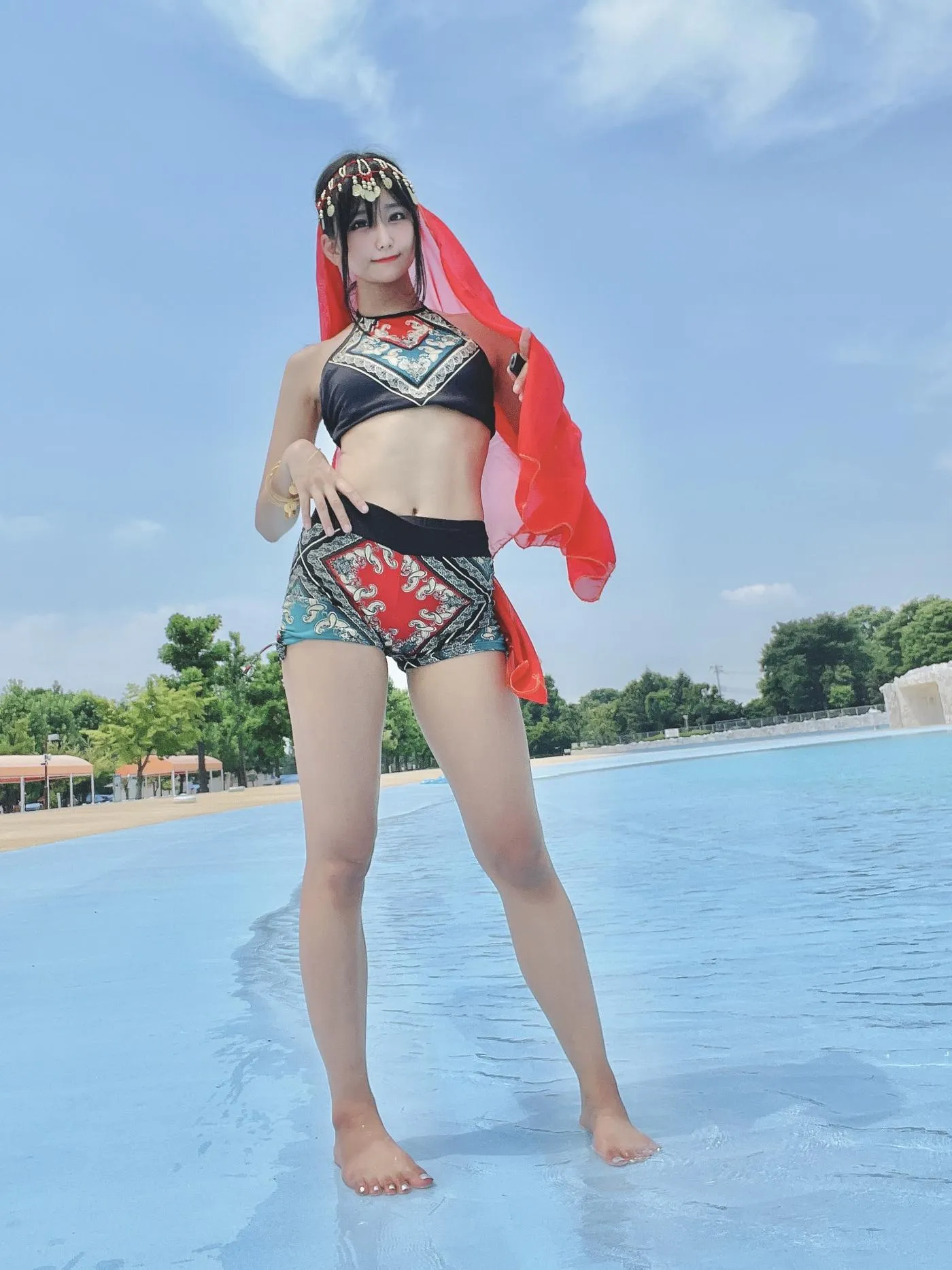 柳丸 – NO.10 [Fantia] 2022年07月写真合集(15期)-2022-07-14 アラビアン水着柳丸と7_16会員限定配信のお知らせ [38P]插图