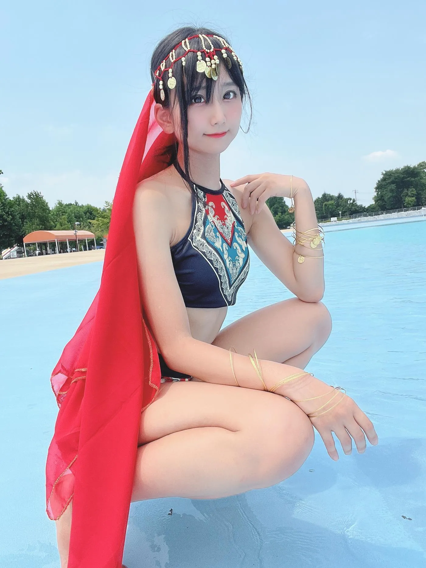 柳丸 – NO.10 [Fantia] 2022年07月写真合集(15期)-2022-07-14 アラビアン水着柳丸と7_16会員限定配信のお知らせ [38P]插图3
