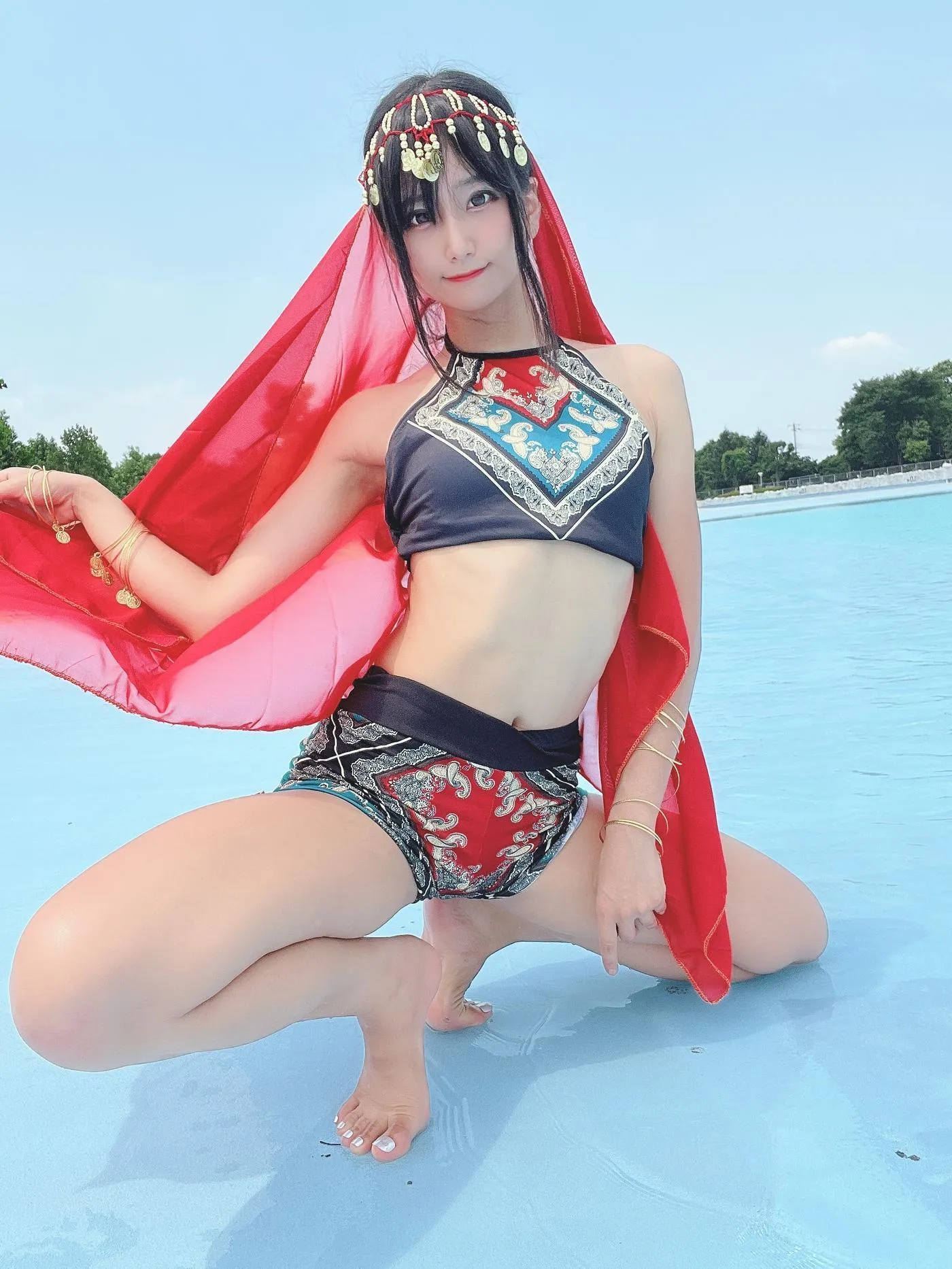 柳丸 – NO.10 [Fantia] 2022年07月写真合集(15期)-2022-07-14 アラビアン水着柳丸と7_16会員限定配信のお知らせ [38P]插图5
