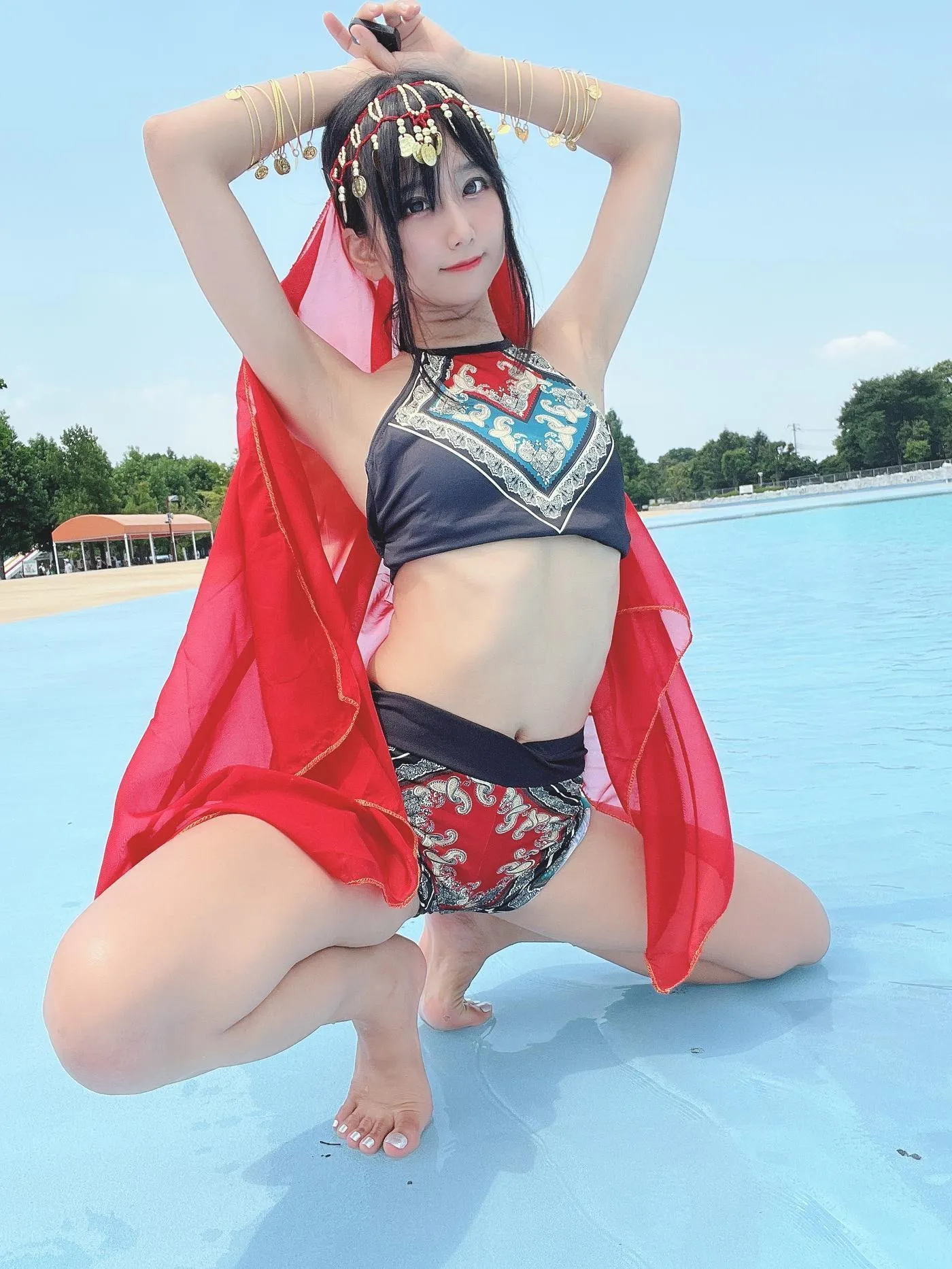 柳丸 – NO.10 [Fantia] 2022年07月写真合集(15期)-2022-07-14 アラビアン水着柳丸と7_16会員限定配信のお知らせ [38P]插图6