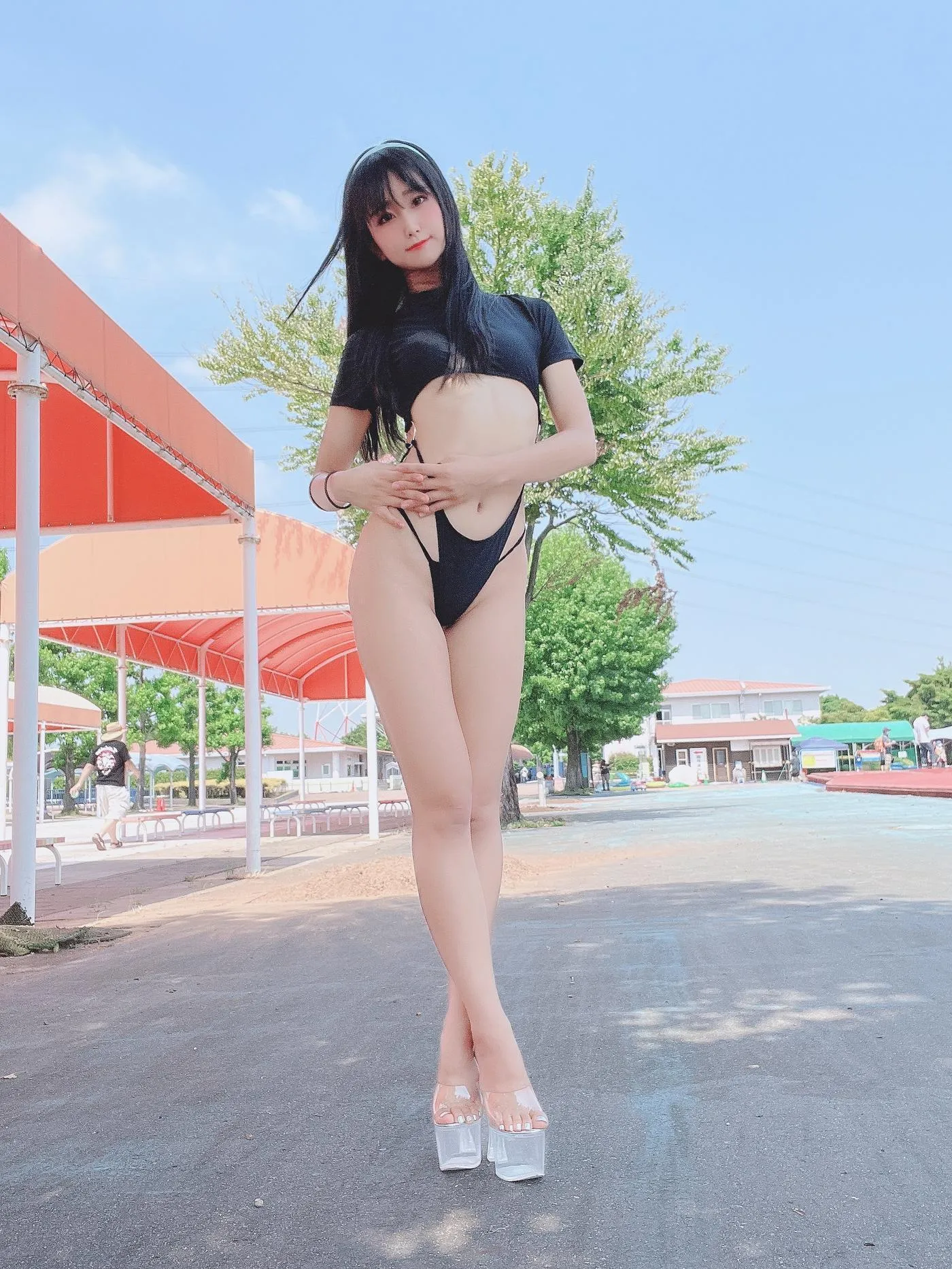 柳丸 – NO.10 [Fantia] 2022年07月写真合集(15期)-2022-07-16 ハイレグで体操着で水着のヮィ [41P]插图2