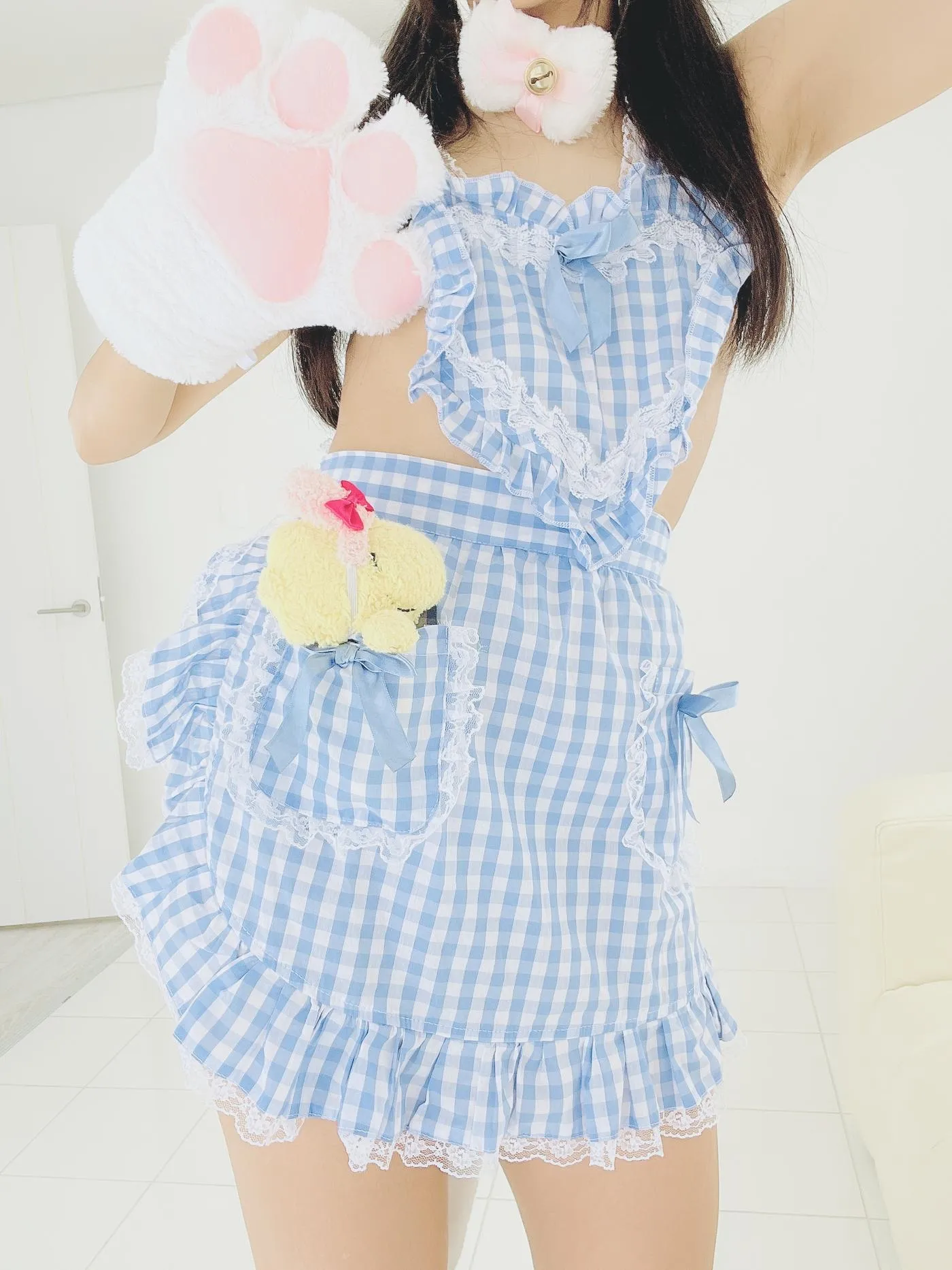 柳丸 – NO.10 [Fantia] 2022年07月写真合集(15期)-2022-07-18 撮れたて！白ﾈｺﾁｬﾝエプロン? [66P]插图
