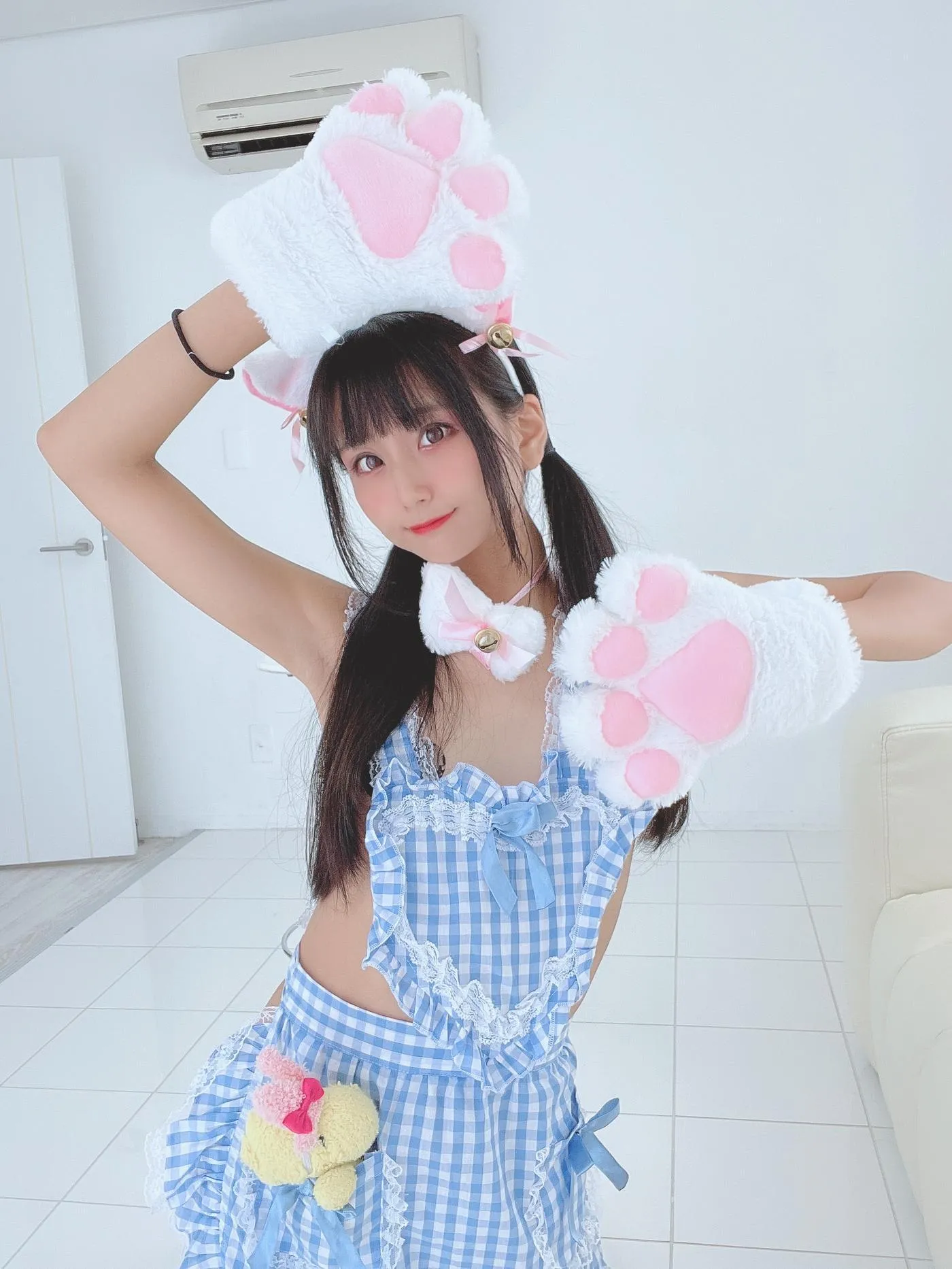 柳丸 – NO.10 [Fantia] 2022年07月写真合集(15期)-2022-07-18 撮れたて！白ﾈｺﾁｬﾝエプロン? [66P]插图4