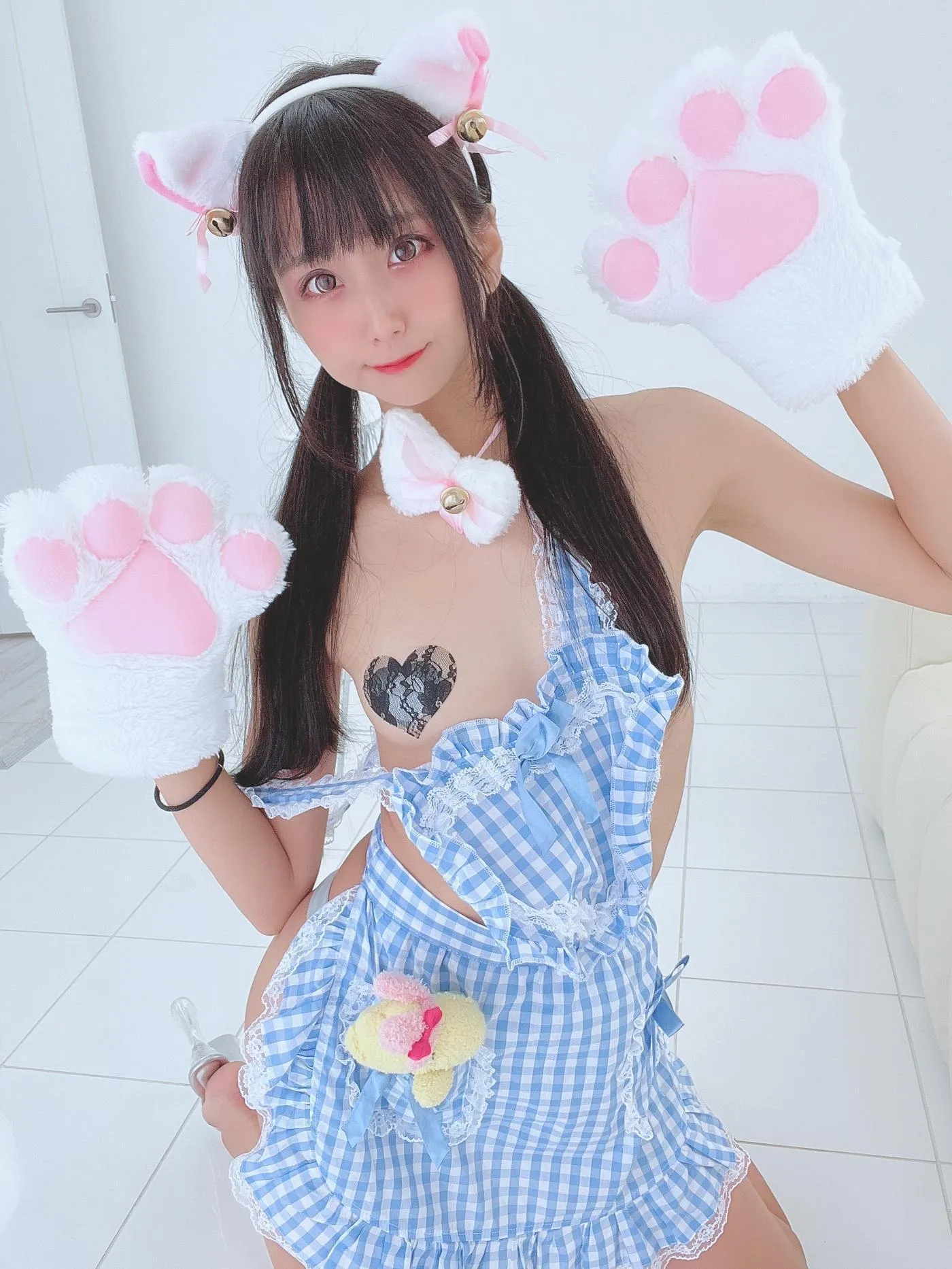 柳丸 – NO.10 [Fantia] 2022年07月写真合集(15期)-2022-07-18 撮れたて！白ﾈｺﾁｬﾝエプロン? [66P]插图8
