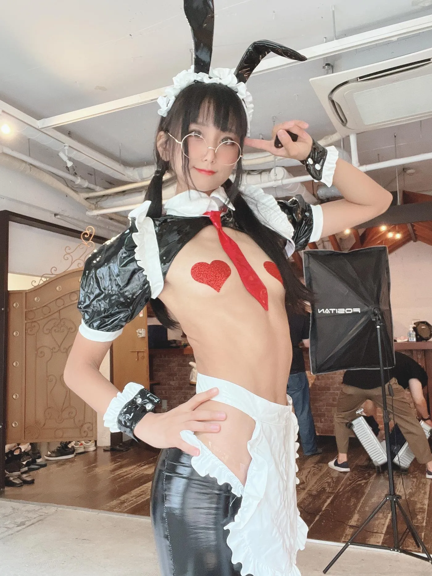 柳丸 – NO.11 [Fantia] 2022年08月写真合集(15期)-2022-08-02 逆バニー（めがね）柳丸と今後のスケジュール [47P]插图4