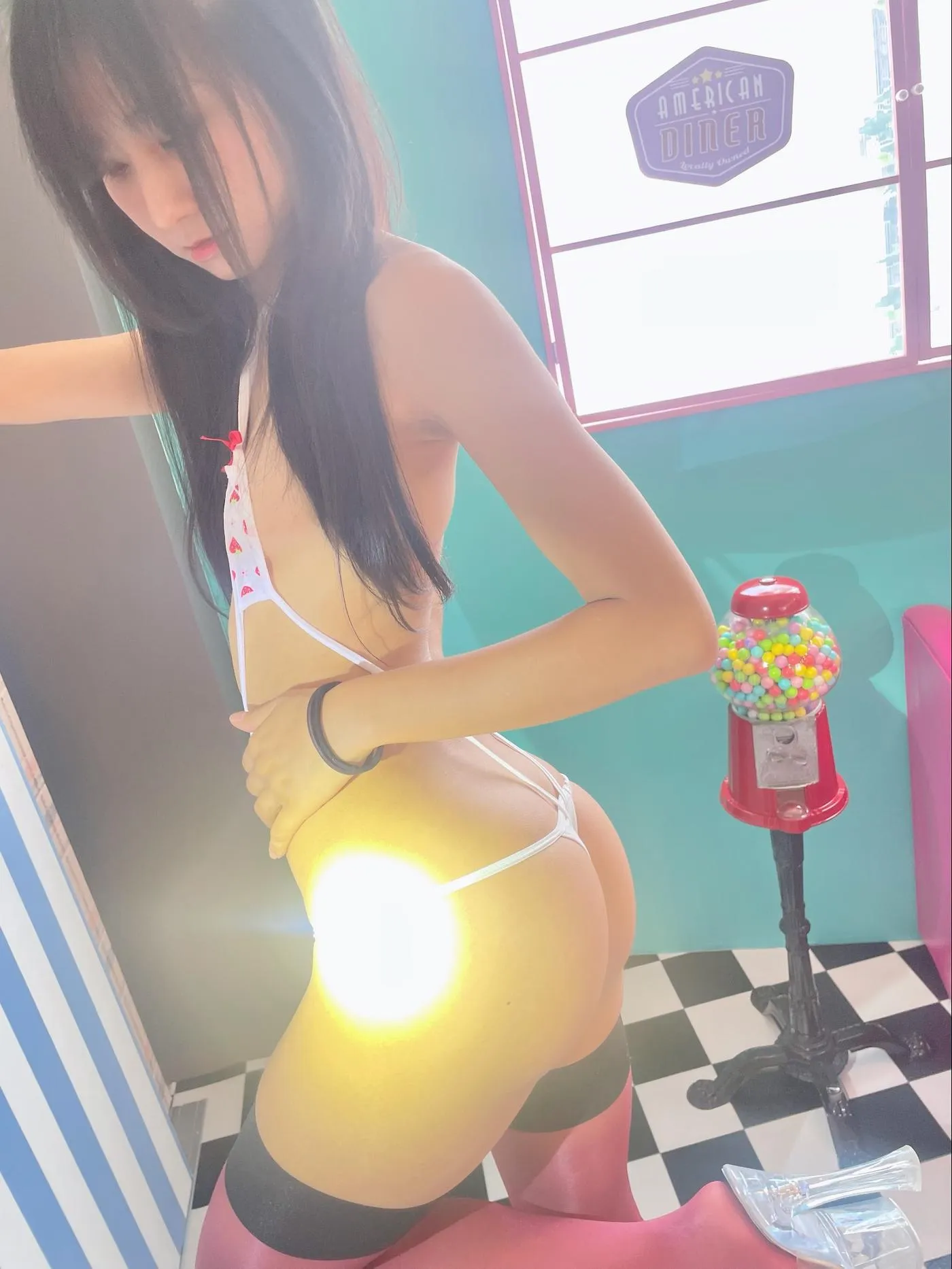 柳丸 – NO.11 [Fantia] 2022年08月写真合集(15期)-2022-08-10 続・紐のいちごビキニ? [78P]插图7