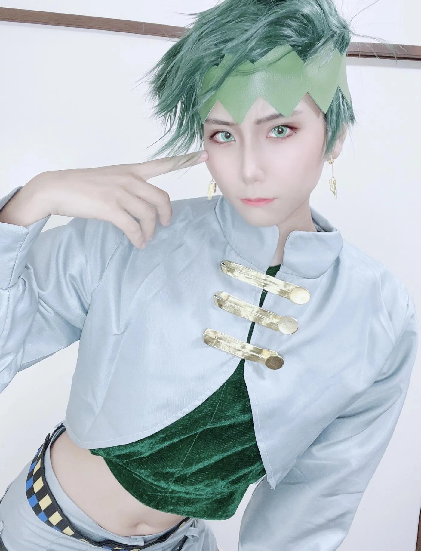 柳丸 – NO.11 [Fantia] 2022年08月写真合集(15期)-2022-08-21 （康一くんへ）岸辺露伴の装い✒ [25P]插图1