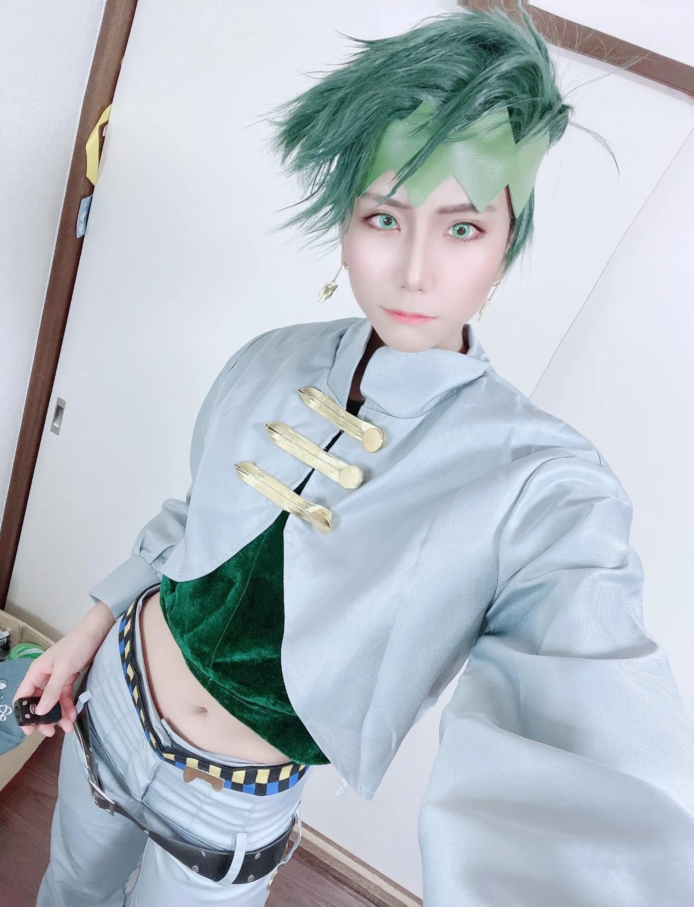 柳丸 – NO.11 [Fantia] 2022年08月写真合集(15期)-2022-08-21 （康一くんへ）岸辺露伴の装い✒ [25P]插图8