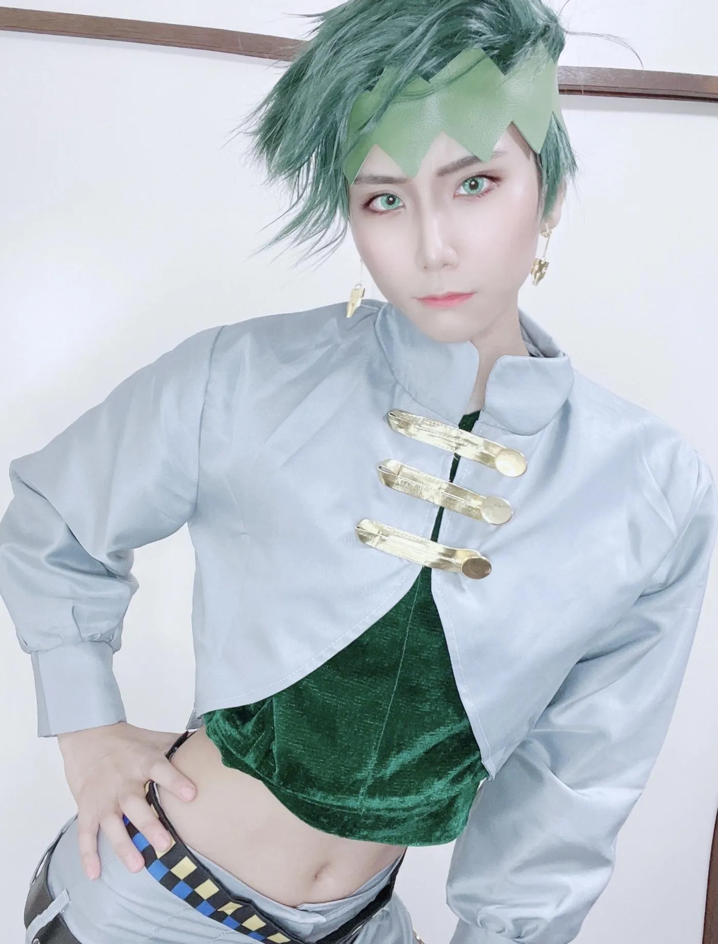 柳丸 – NO.11 [Fantia] 2022年08月写真合集(15期)-2022-08-21 （康一くんへ）岸辺露伴の装い✒ [25P]插图9
