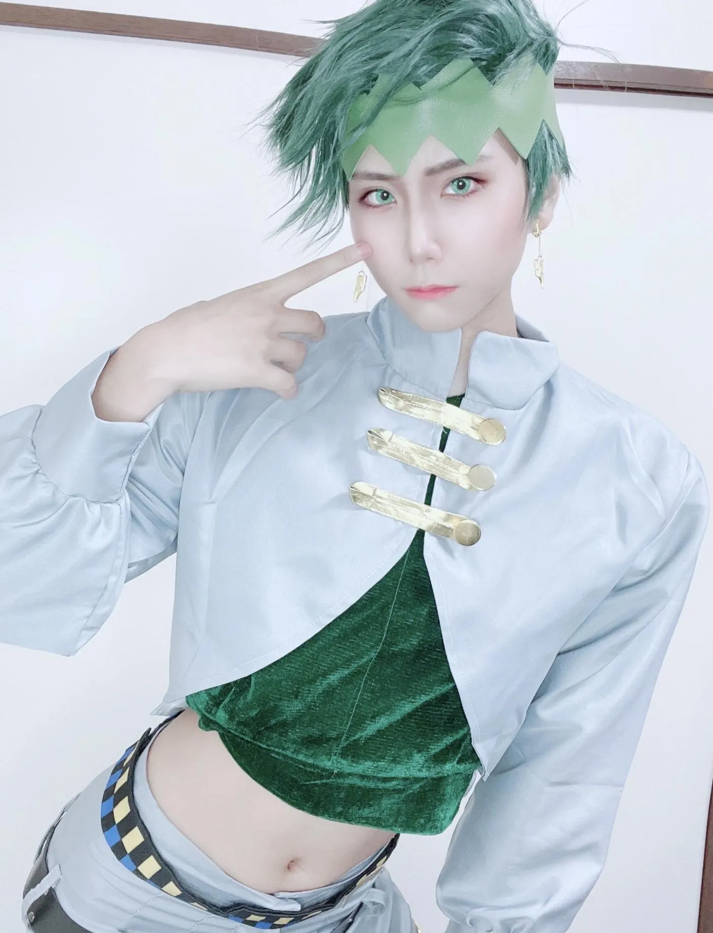 柳丸 – NO.11 [Fantia] 2022年08月写真合集(15期)-2022-08-21 （康一くんへ）岸辺露伴の装い✒ [25P]插图
