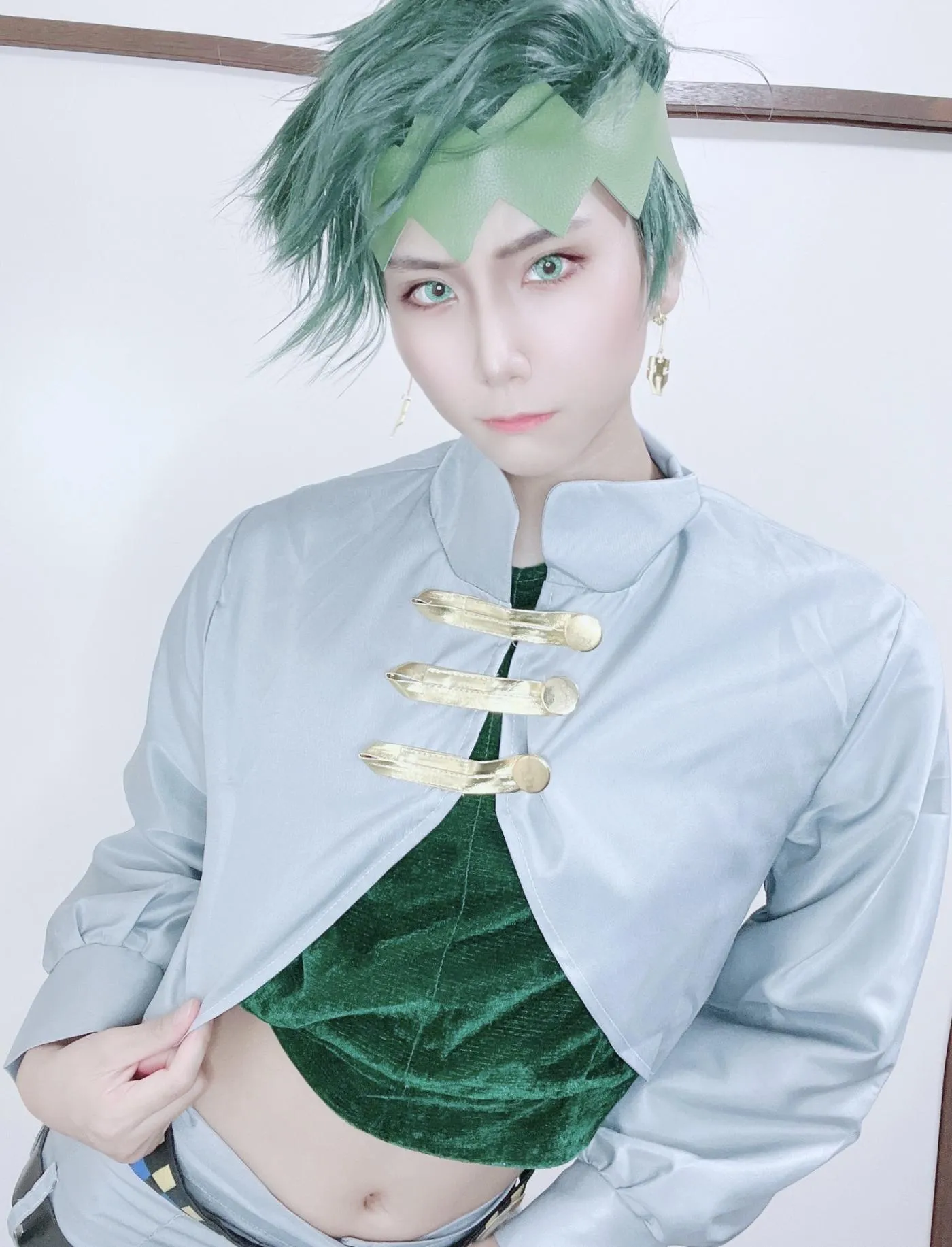柳丸 – NO.11 [Fantia] 2022年08月写真合集(15期)-2022-08-21 （康一くんへ）岸辺露伴の装い✒ [25P]插图1