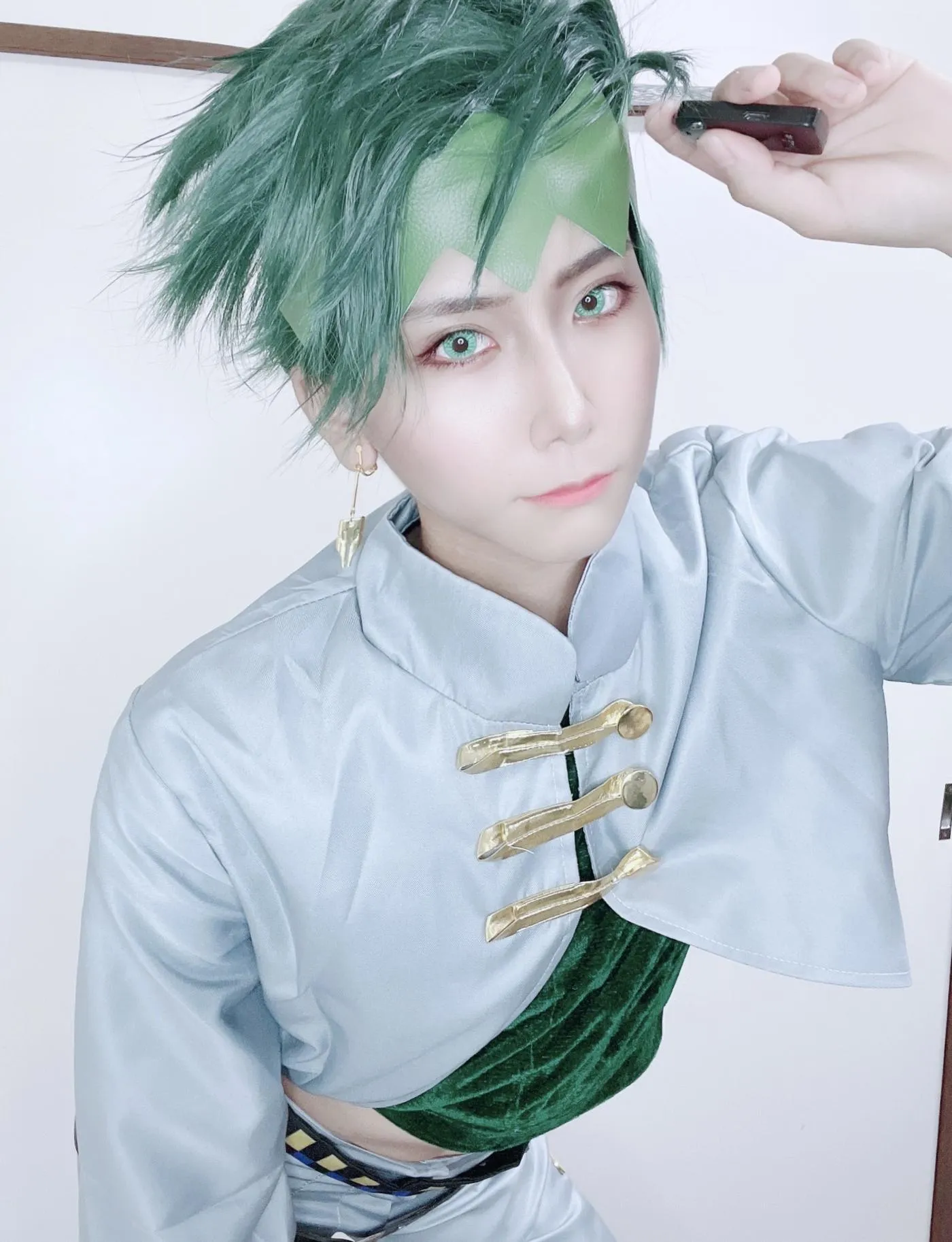 柳丸 – NO.11 [Fantia] 2022年08月写真合集(15期)-2022-08-21 （康一くんへ）岸辺露伴の装い✒ [25P]插图2