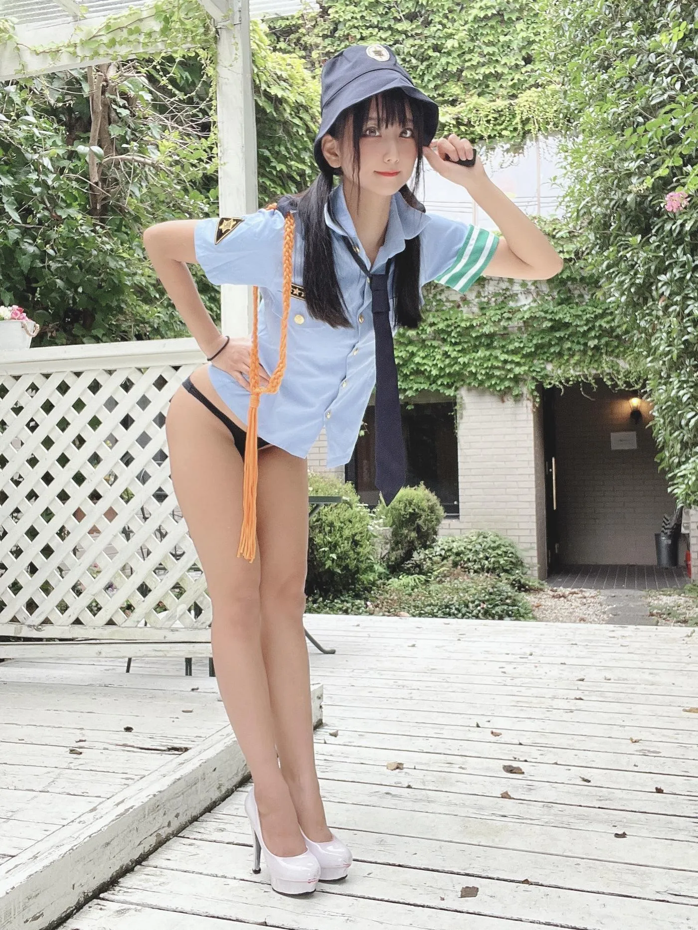 柳丸 – NO.11 [Fantia] 2022年08月写真合集(15期)-2022-08-25 ハイレグ警察後編（屋外） [40P]插图5