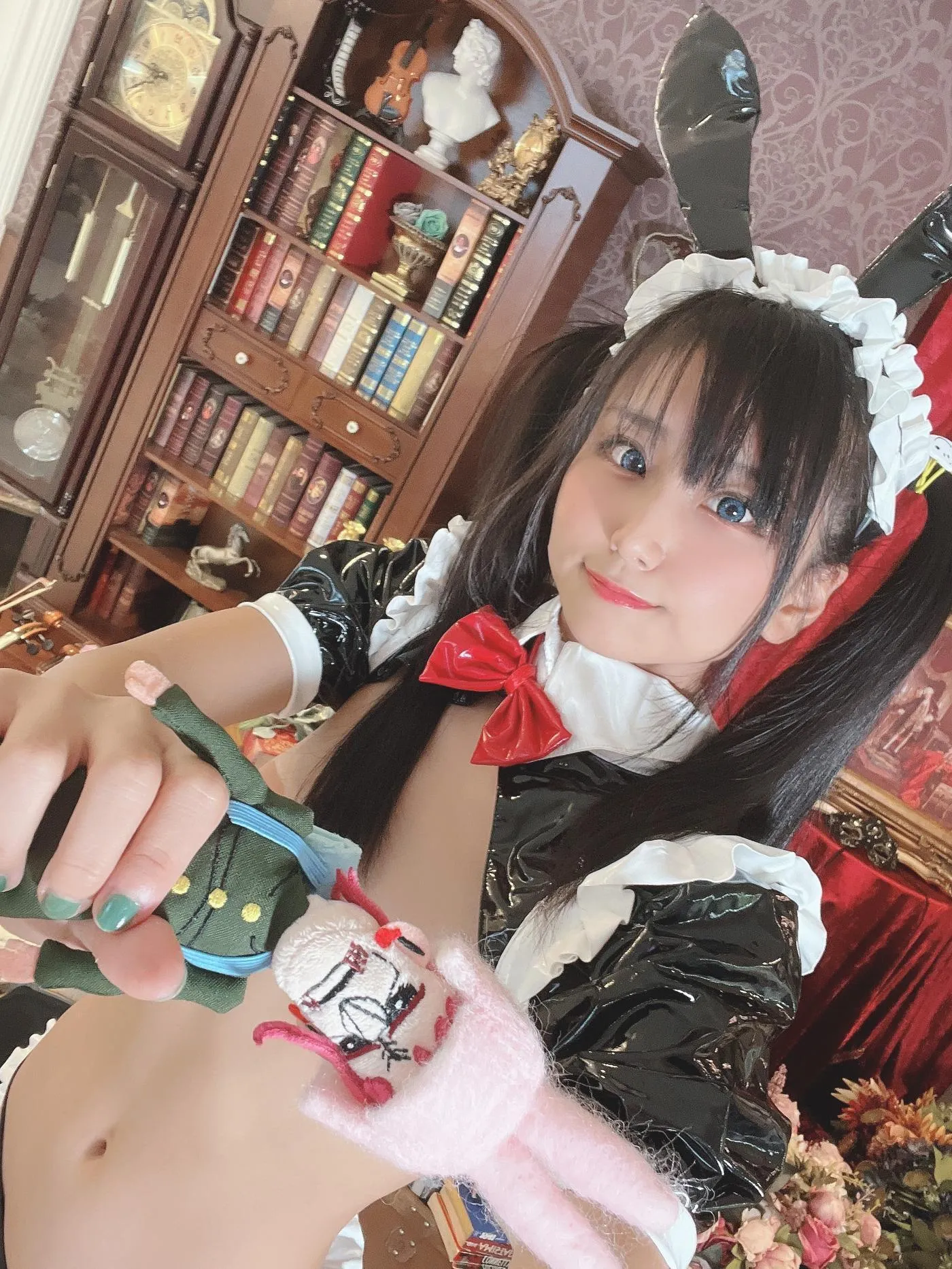 柳丸 – NO.12 [Fantia] 2022年09月写真合集(14期)-2022-09-12 撮れたて！乳絆創膏逆バニー? [49P]插图8