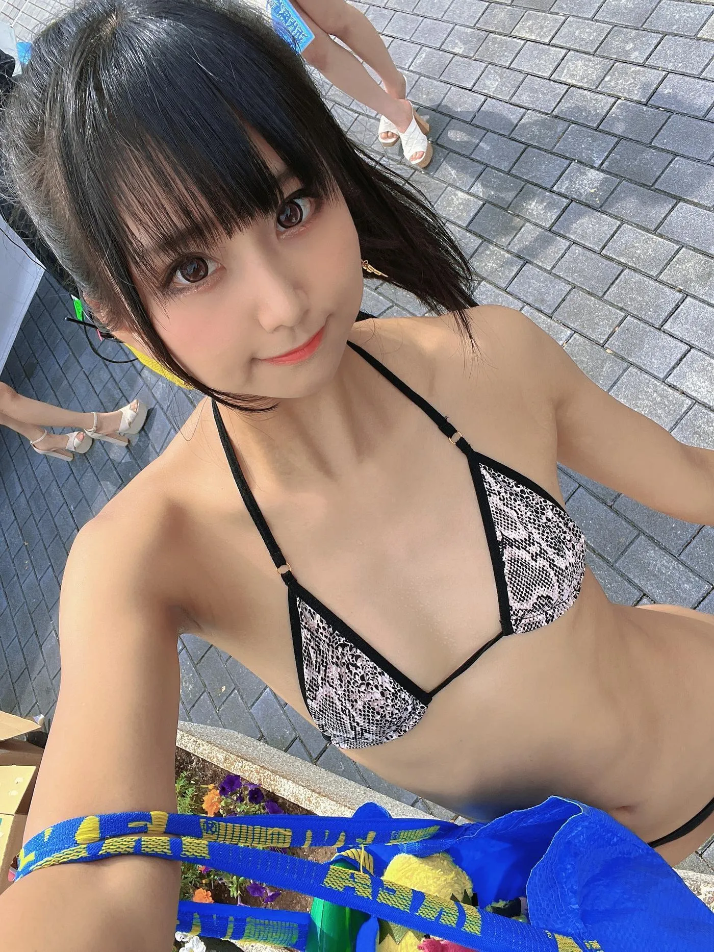 柳丸 – NO.13 [Fantia] 2022年10月写真合集(15期)-2022-10-02 ヘビ柄ビキニなヮィと今後のスケジュール [38P]插图3