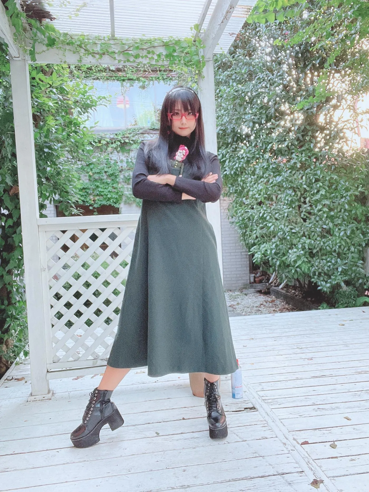 柳丸 – NO.13 [Fantia] 2022年10月写真合集(15期)-2022-10-04 花京院典明のオタク2022秋（メガネありなし） [38P]插图5
