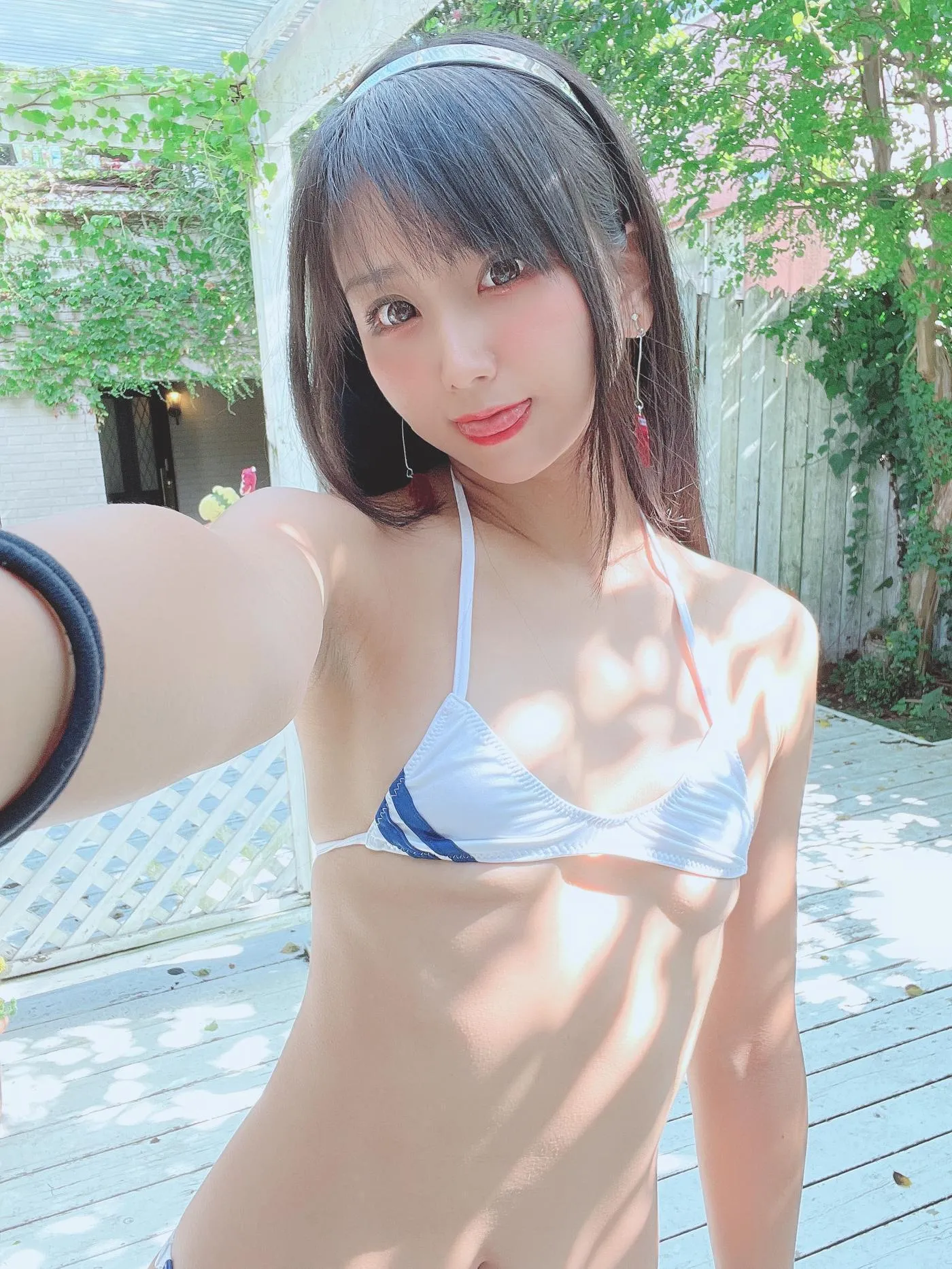 柳丸 – NO.13 [Fantia] 2022年10月写真合集(15期)-2022-10-06 白いすごいスパッツ① [66P]插图3
