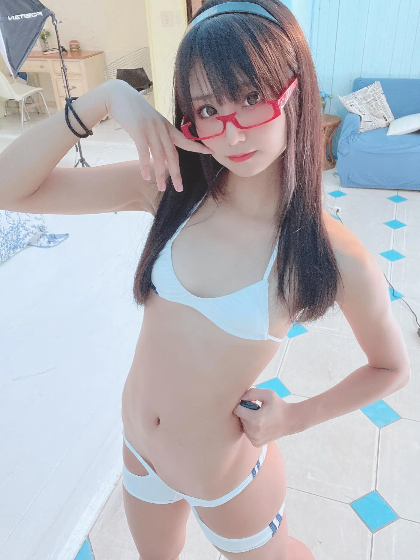 柳丸 – NO.13 [Fantia] 2022年10月写真合集(15期)-2022-10-13 ③白いすごいスパッツ [40P]插图5
