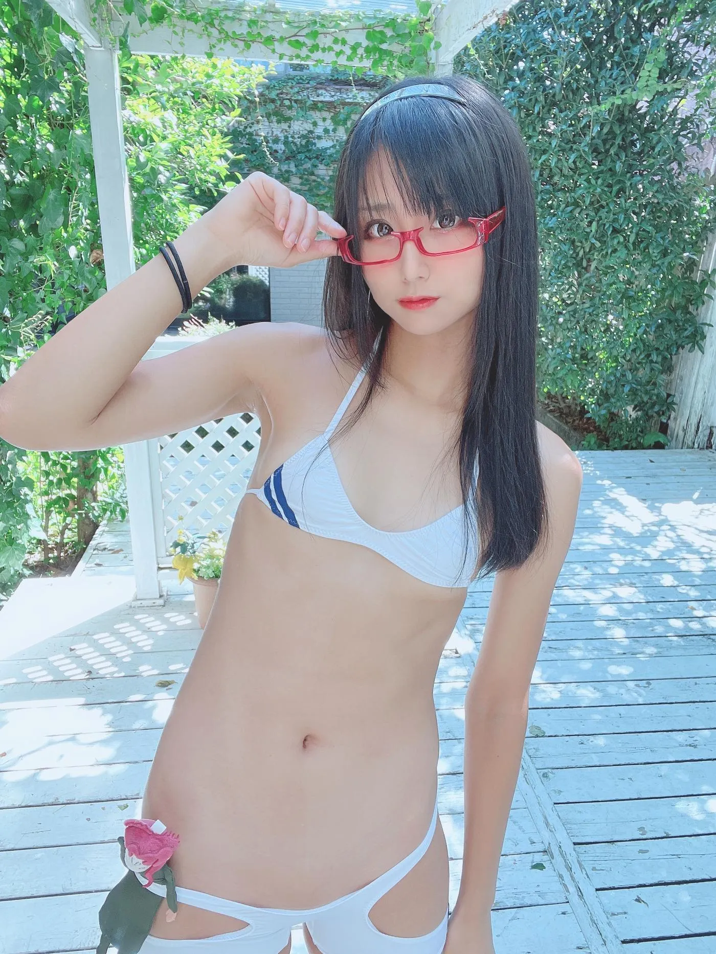 柳丸 – NO.13 [Fantia] 2022年10月写真合集(15期)-2022-10-13 ③白いすごいスパッツ [40P]插图4