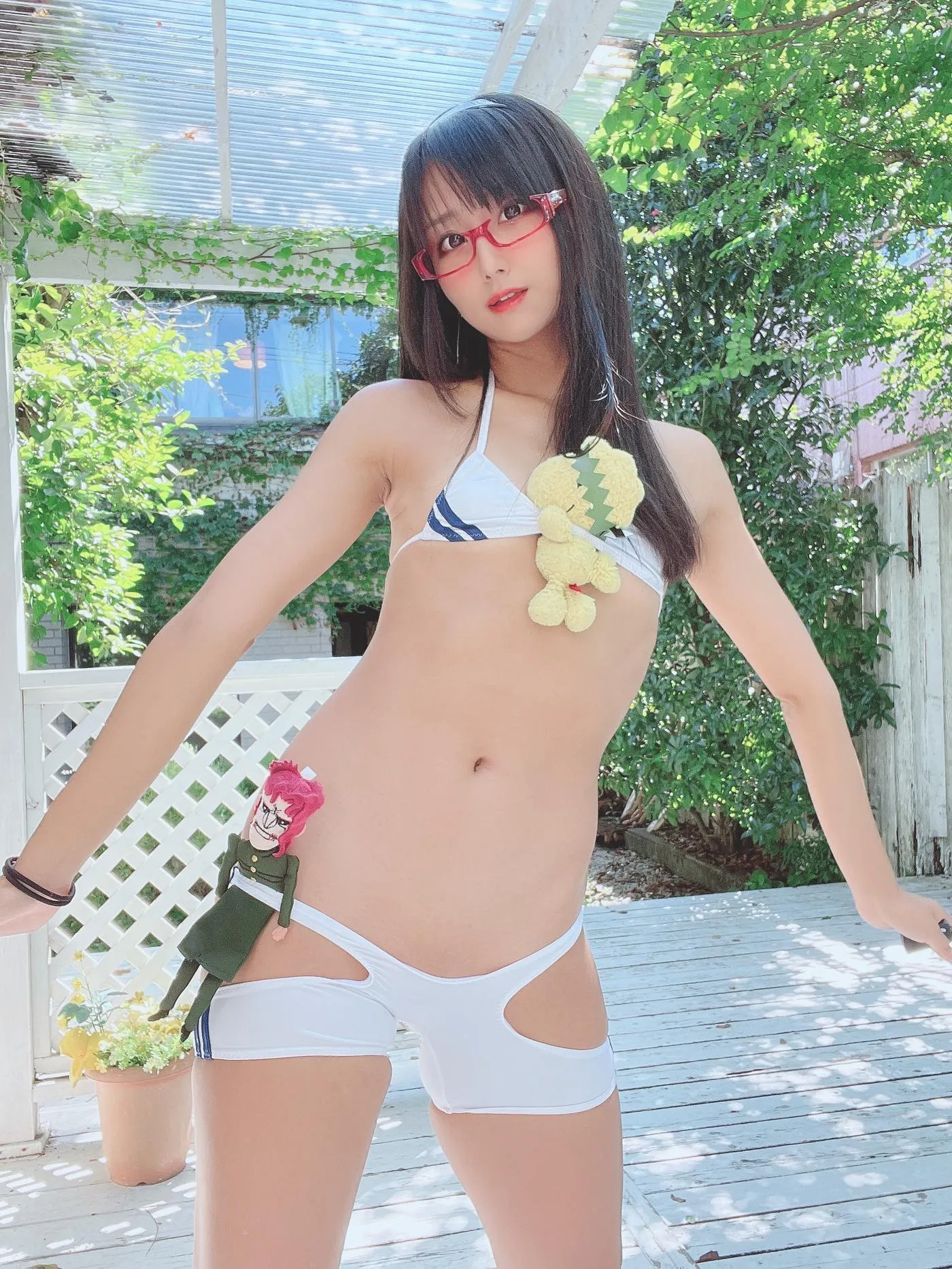 柳丸 – NO.13 [Fantia] 2022年10月写真合集(15期)-2022-10-13 ③白いすごいスパッツ [40P]插图7