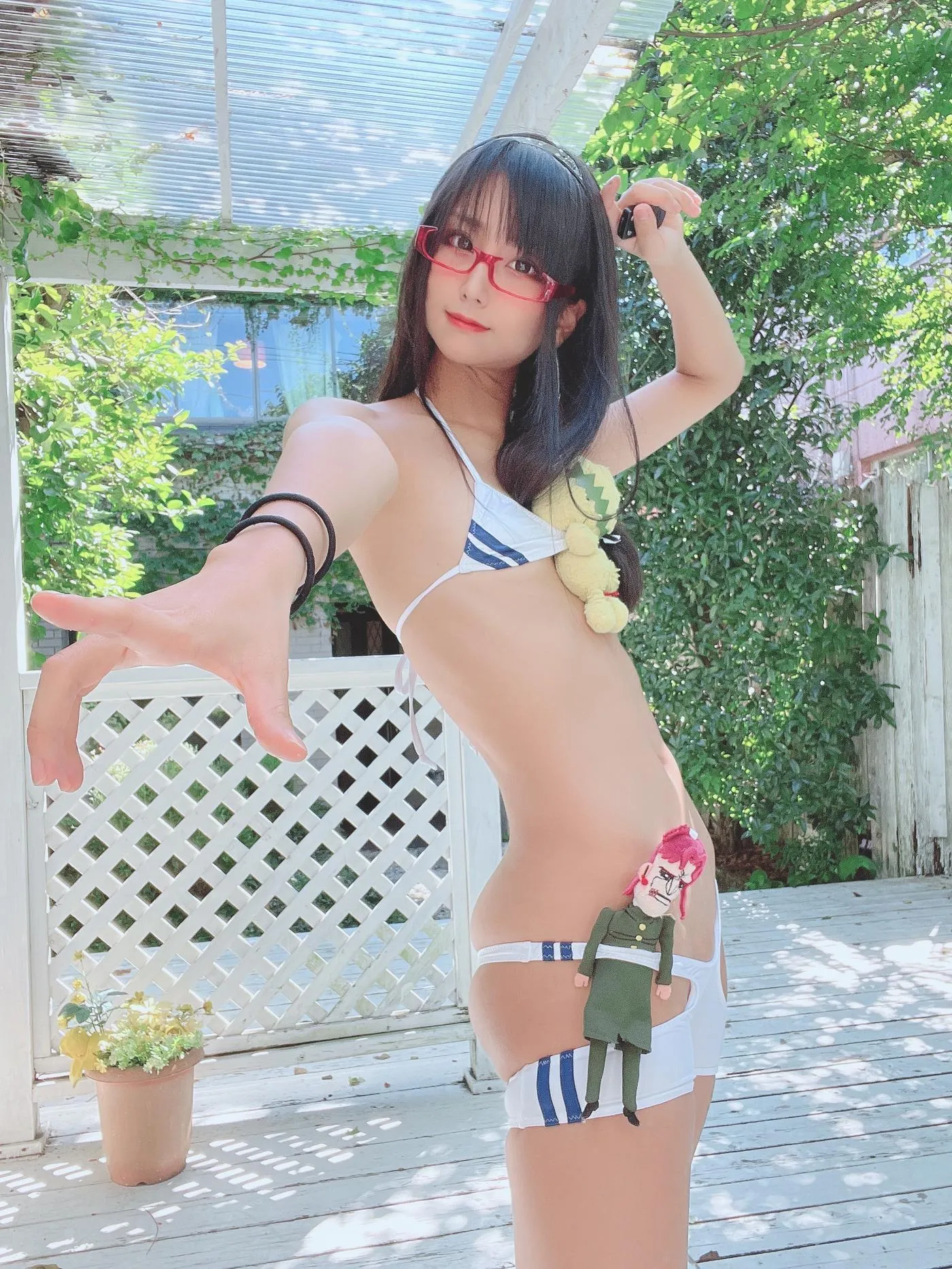 柳丸 – NO.13 [Fantia] 2022年10月写真合集(15期)-2022-10-13 ③白いすごいスパッツ [40P]插图8