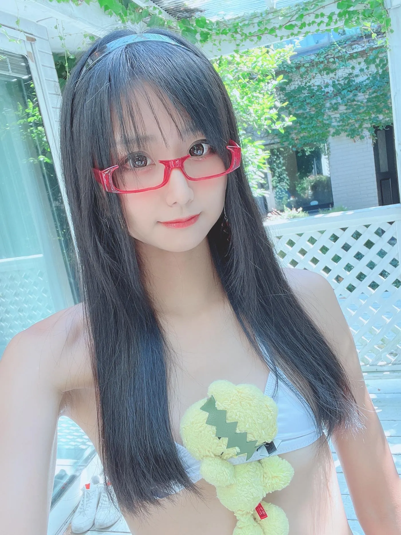 柳丸 – NO.13 [Fantia] 2022年10月写真合集(15期)-2022-10-13 ③白いすごいスパッツ [40P]插图5